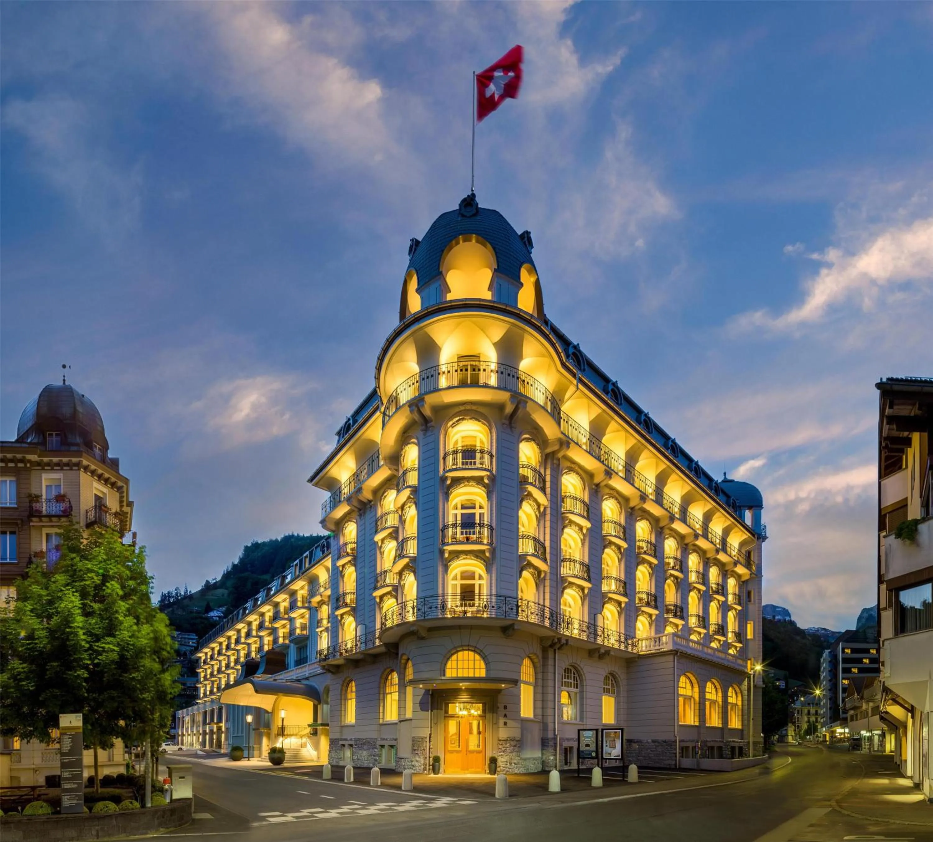 Property building in Kempinski Palace Engelberg