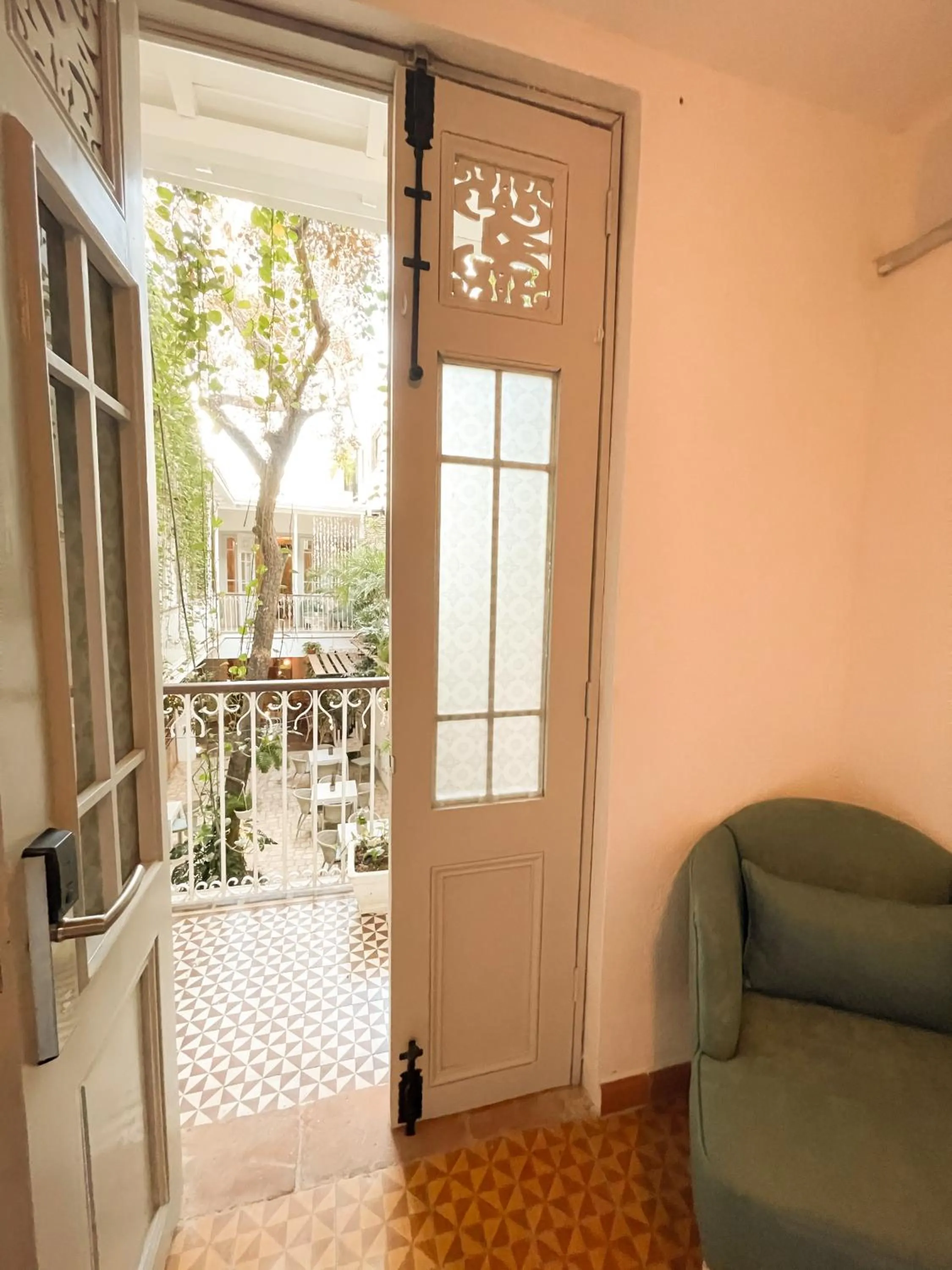 Patio in Mosquito Boutique Hotel Zona Colonial