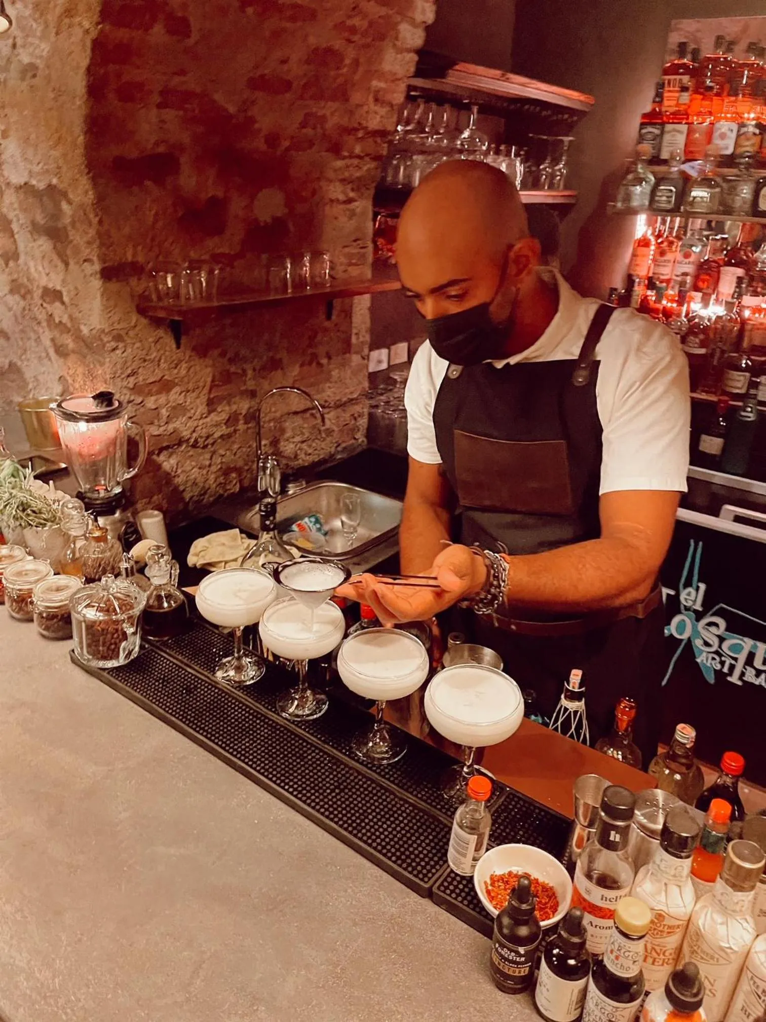 Lounge or bar in Mosquito Boutique Hotel Zona Colonial