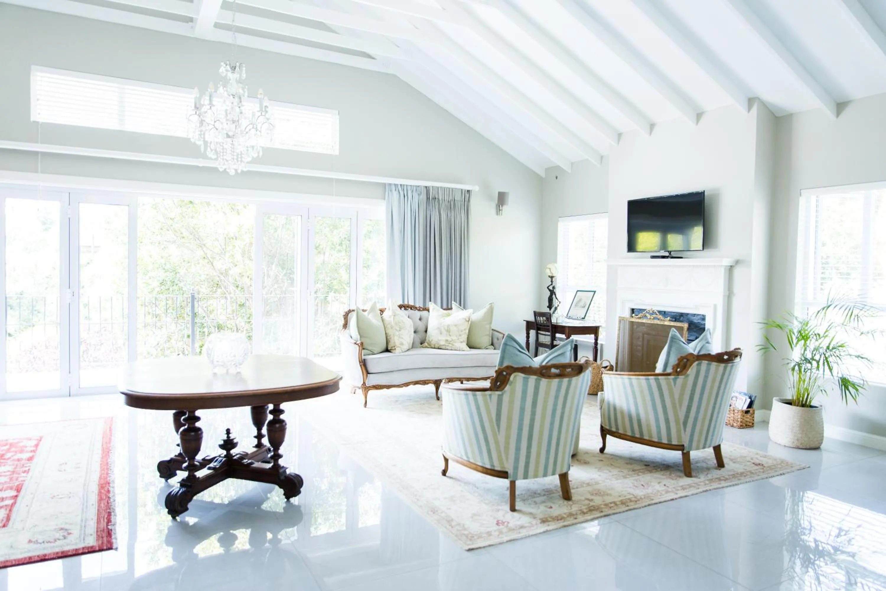 Seating area in Burkleigh House