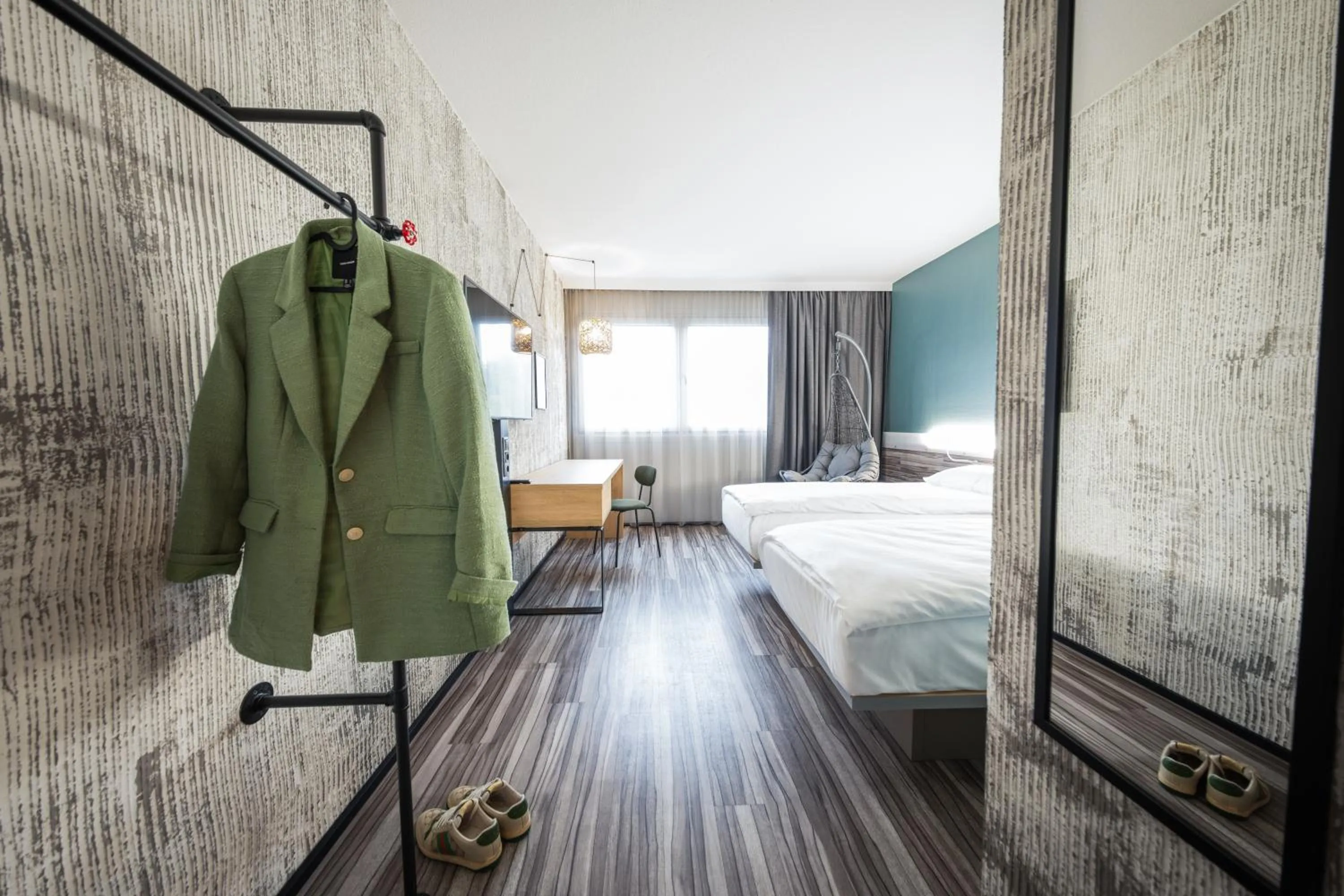 Photo of the whole room, Bed in Ibis Styles Linz