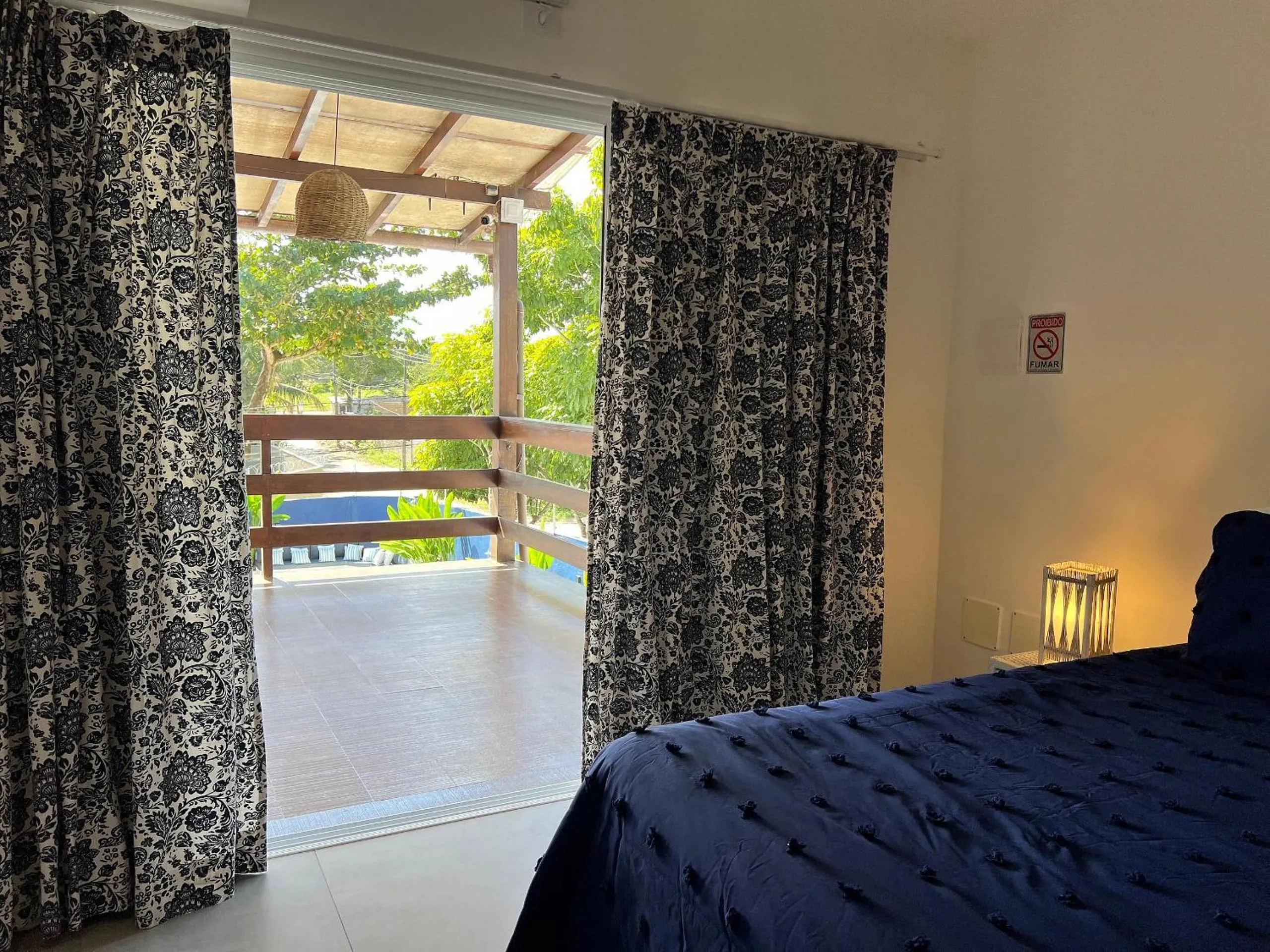 Bird's eye view, Bed in Pousada Brisa