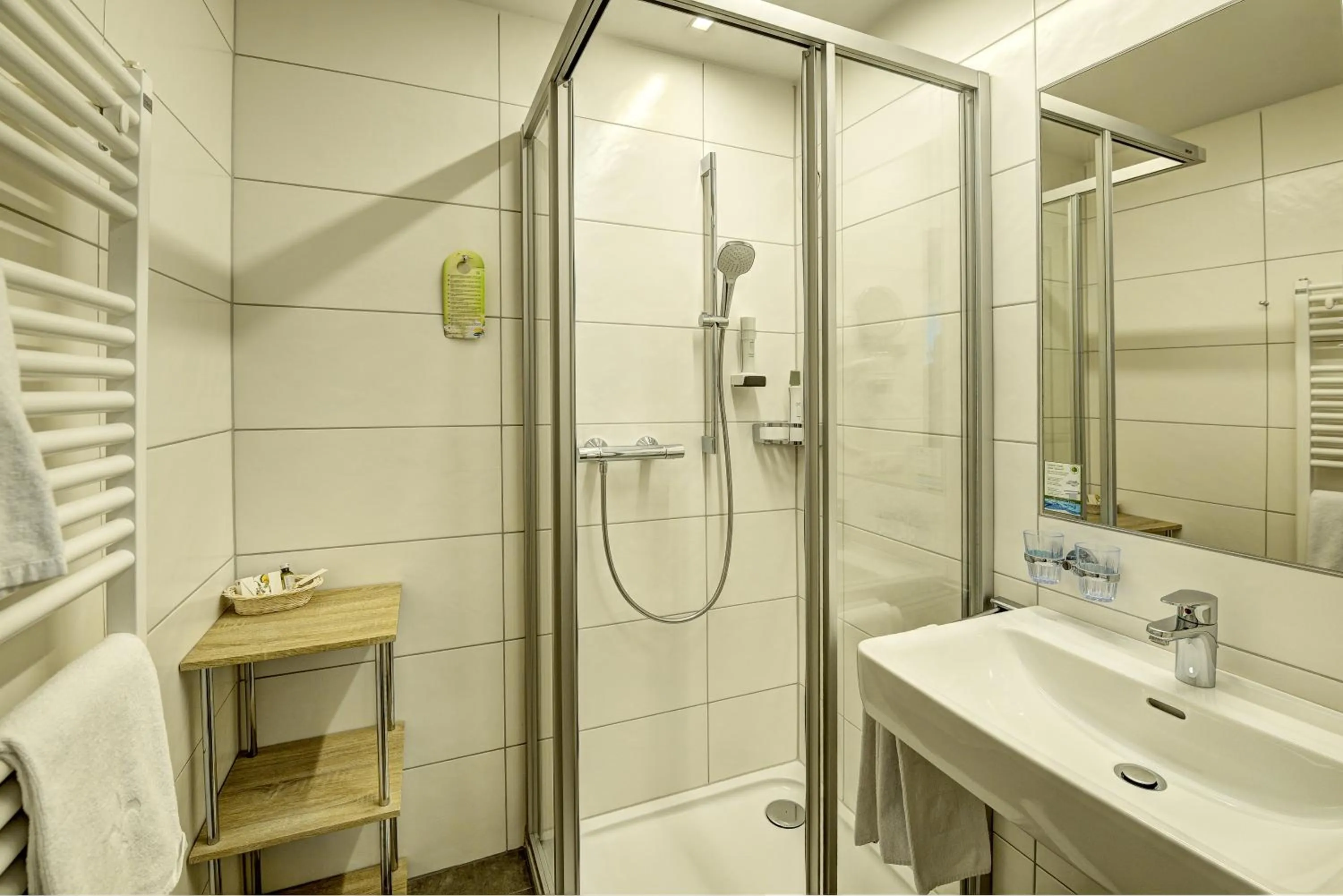 Shower in Hotel Unterhof