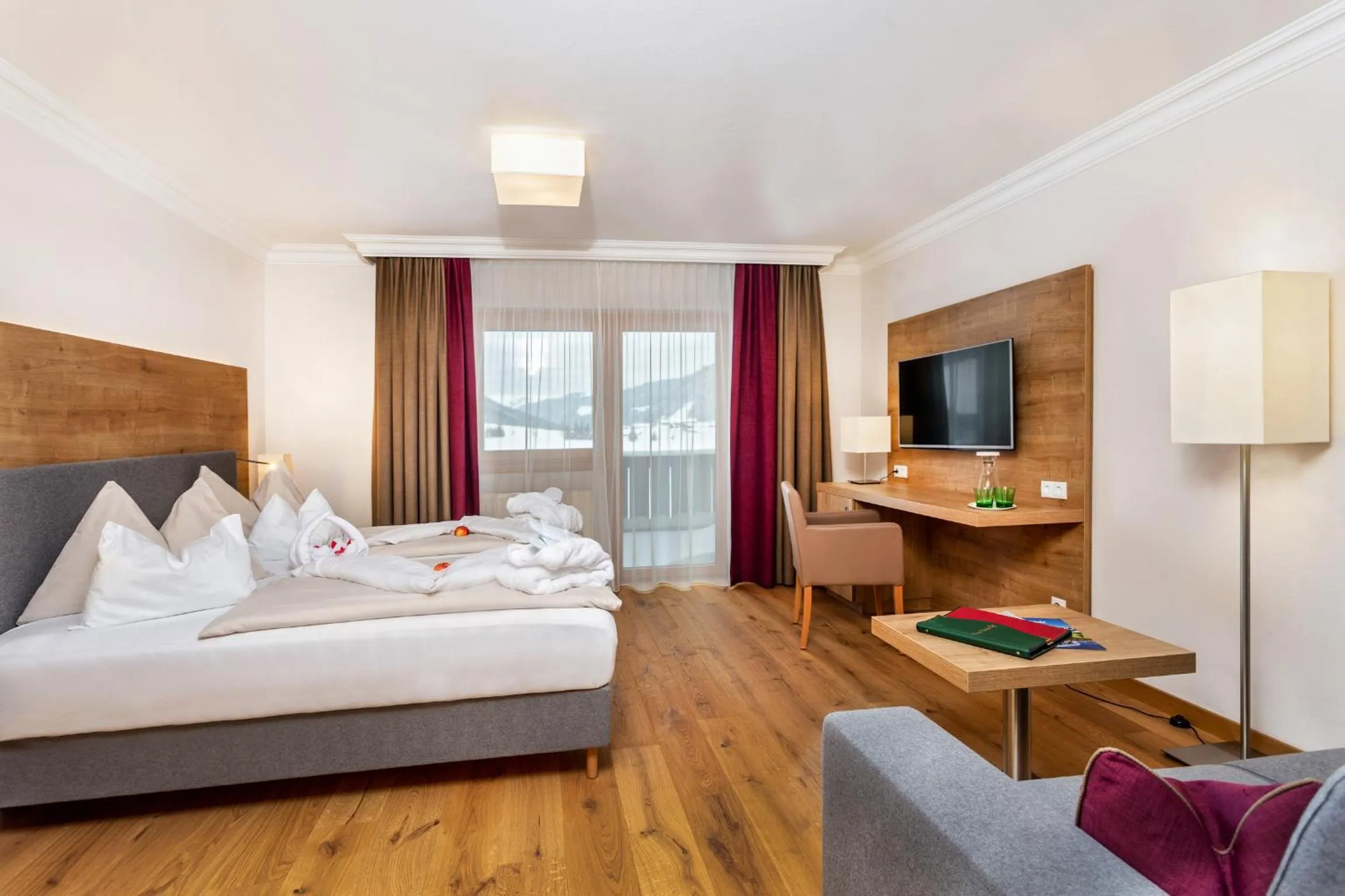 Bedroom, Bed in Hotel Unterhof