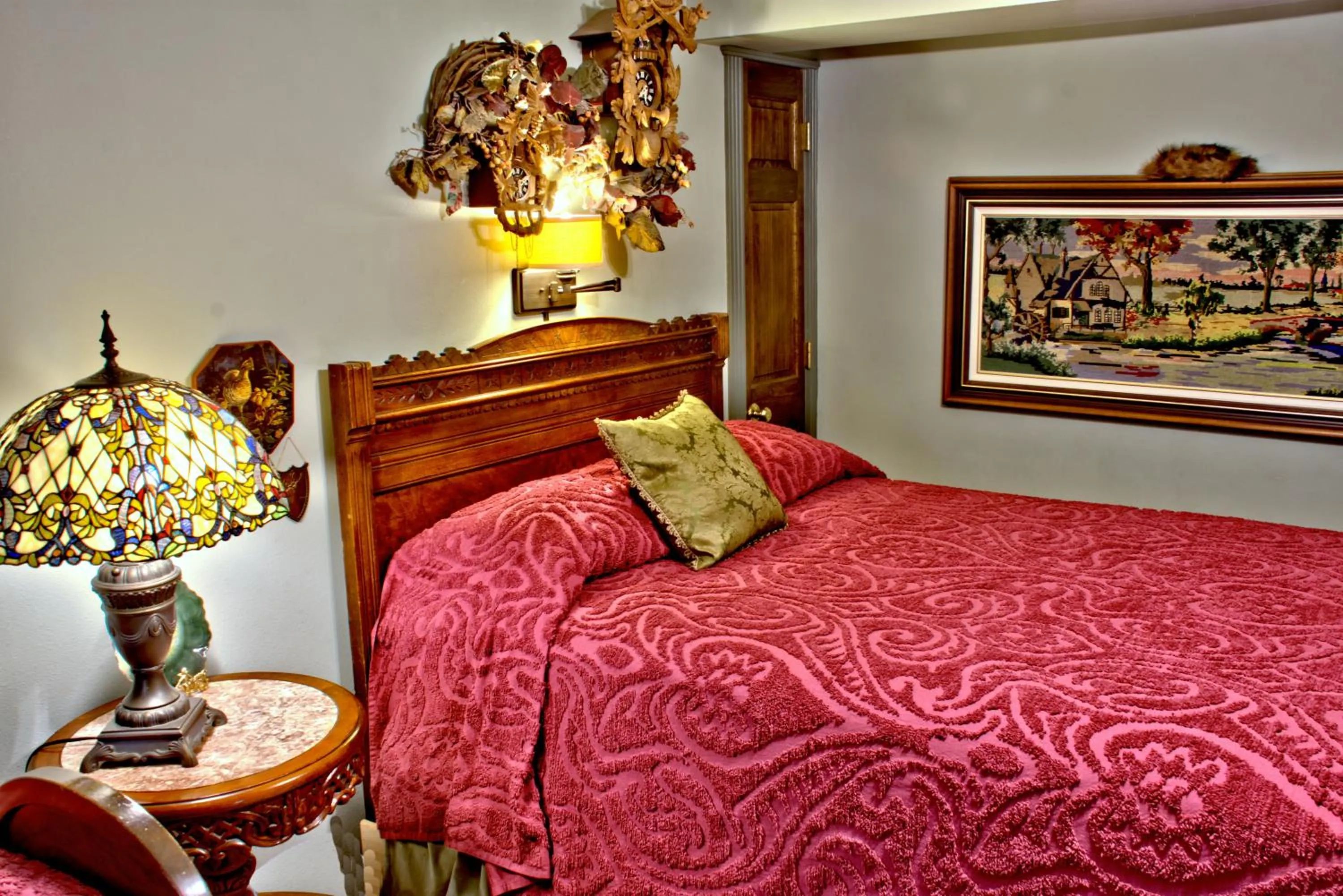 Bed in Big Yellow Inn