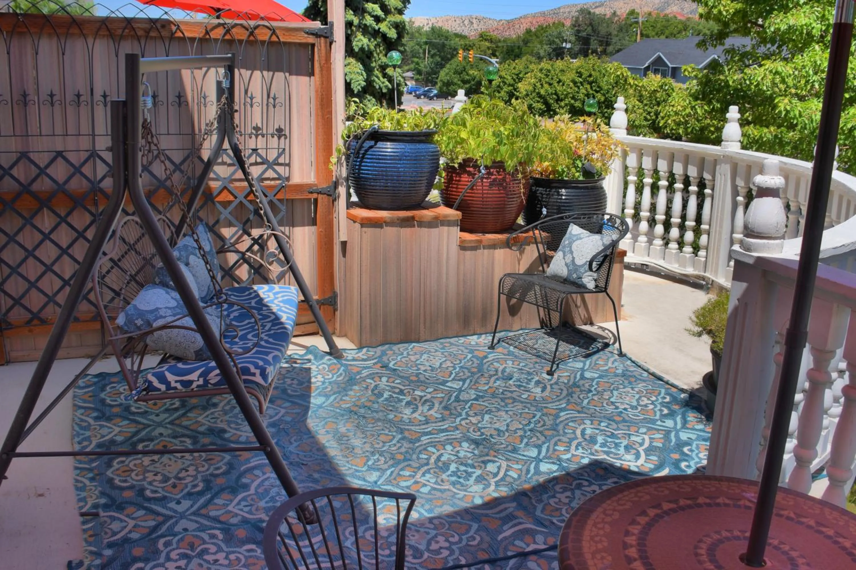 Balcony/Terrace in Big Yellow Inn