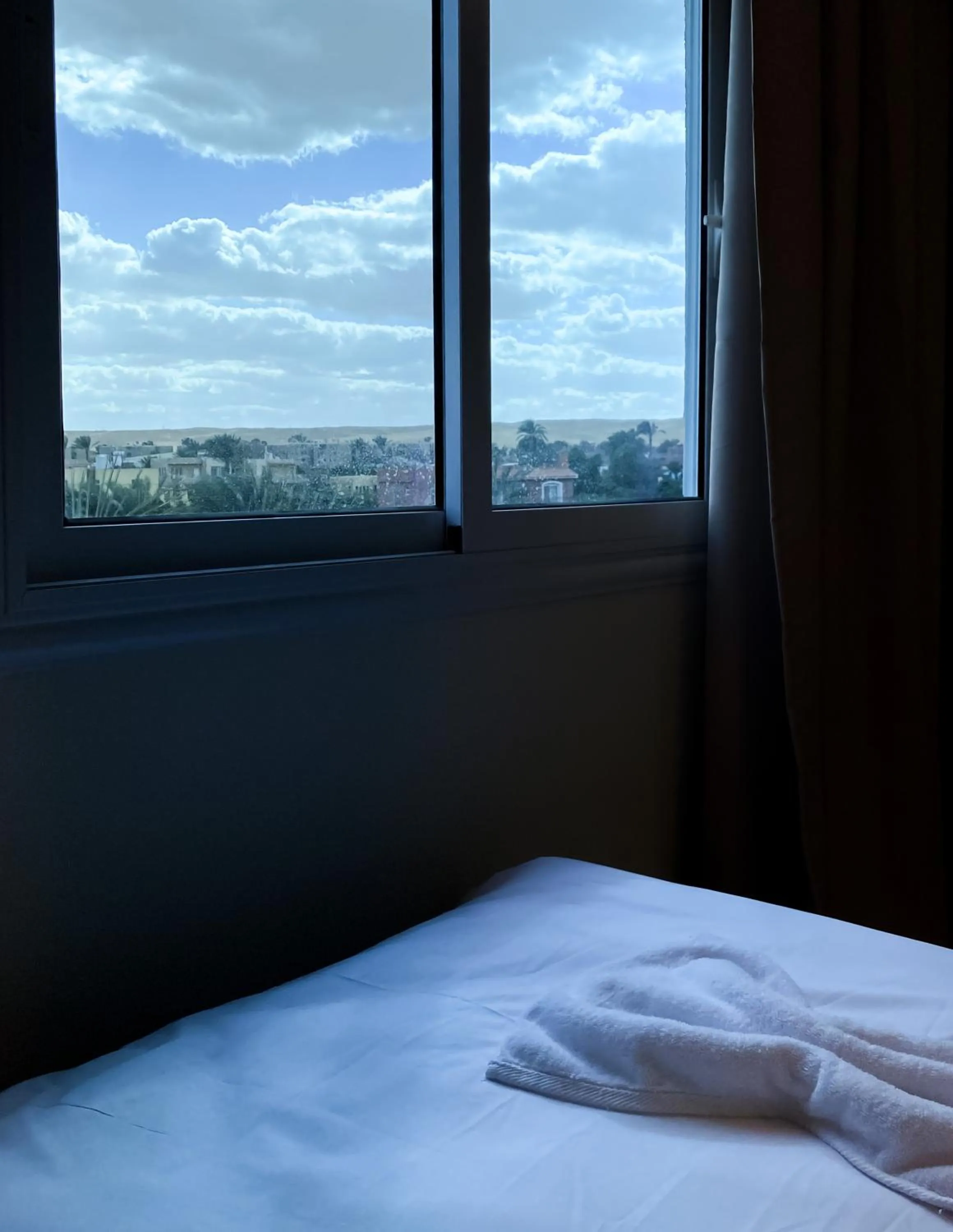 Bed in Nine Pyramids View Hotel