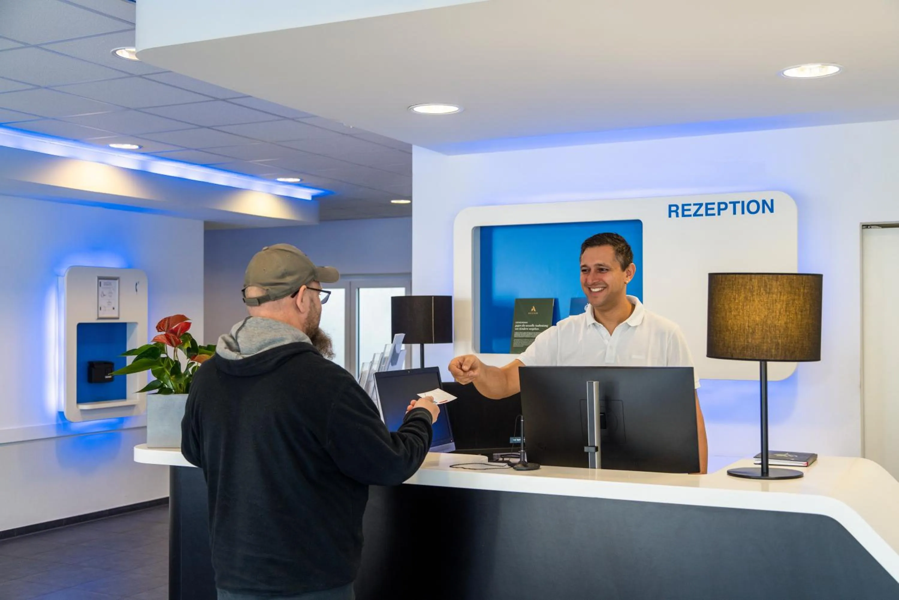 Lobby or reception in ibis budget Ulm City