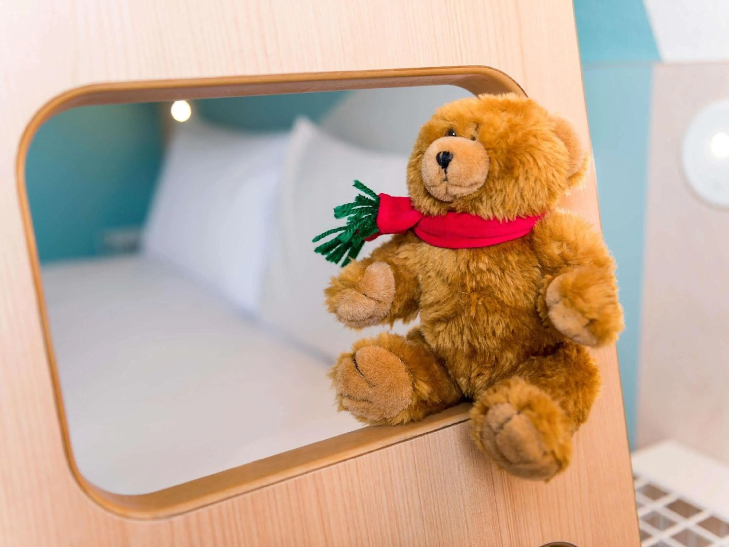 Bedroom, Bed in ibis budget Ulm City