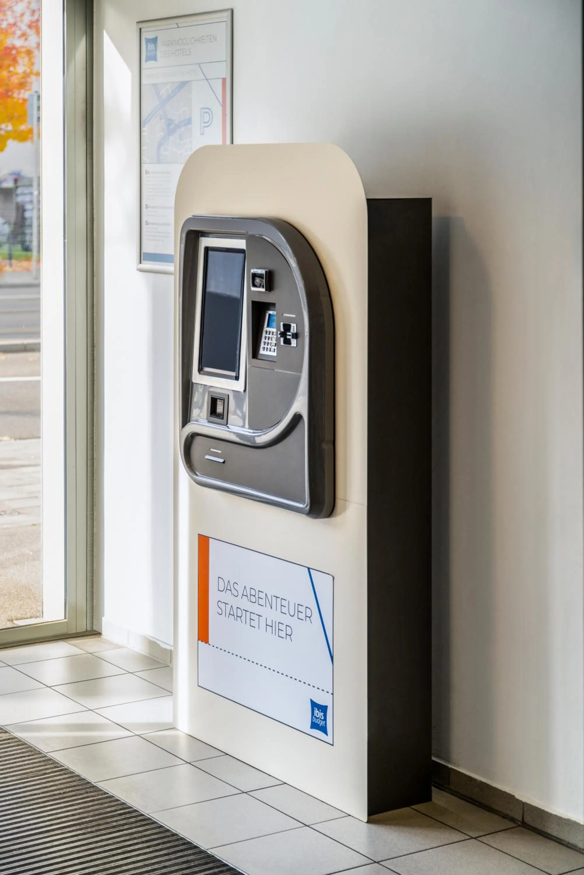 Lobby or reception in ibis budget Ulm City