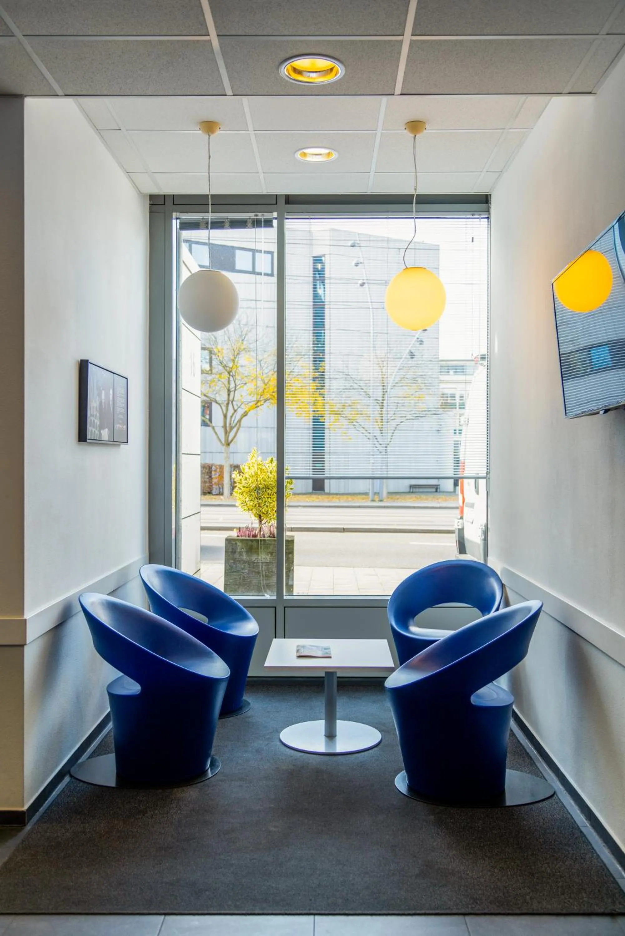 Lobby or reception in ibis budget Ulm City