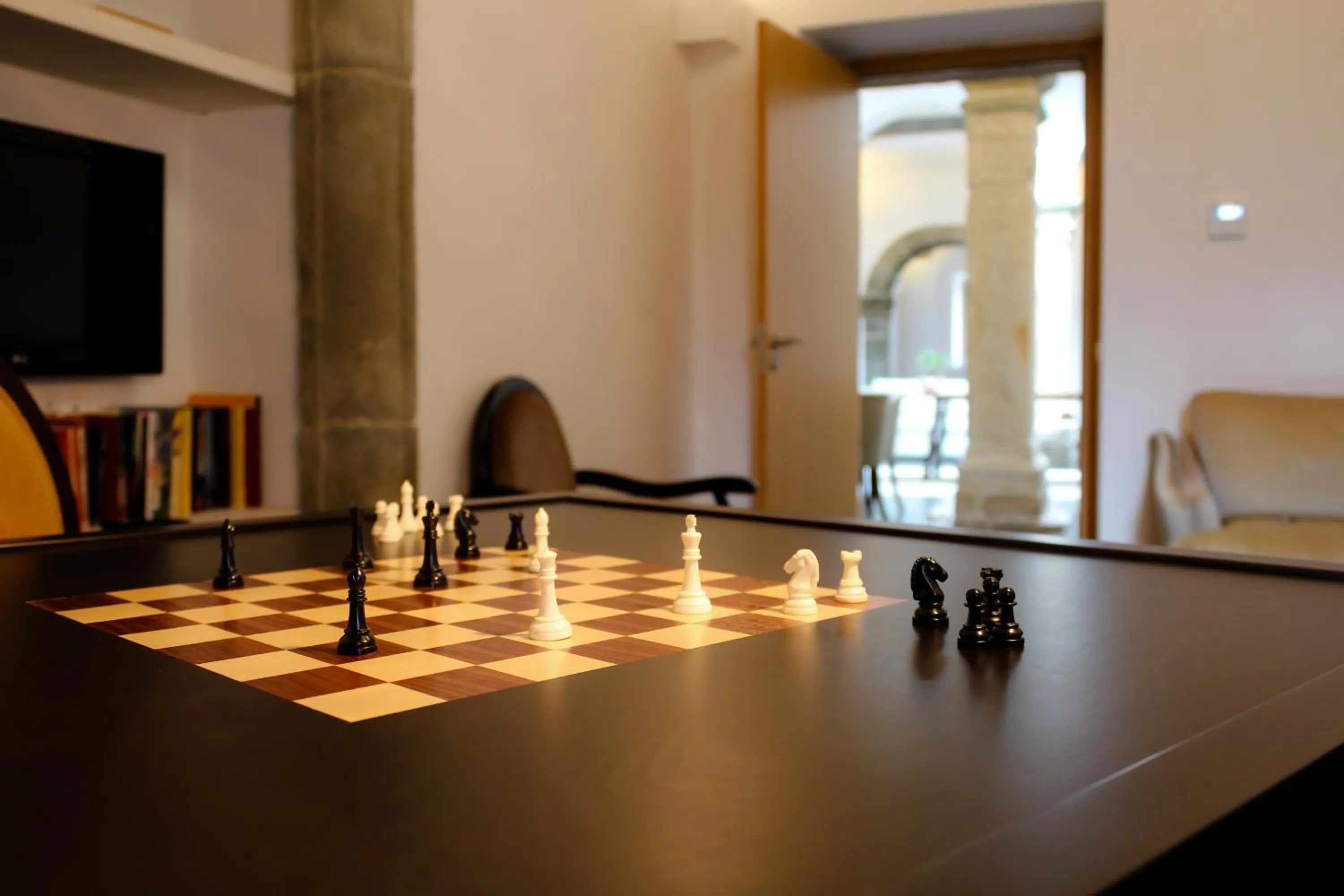 Communal lounge/ TV room in Convento Da Serta Hotel