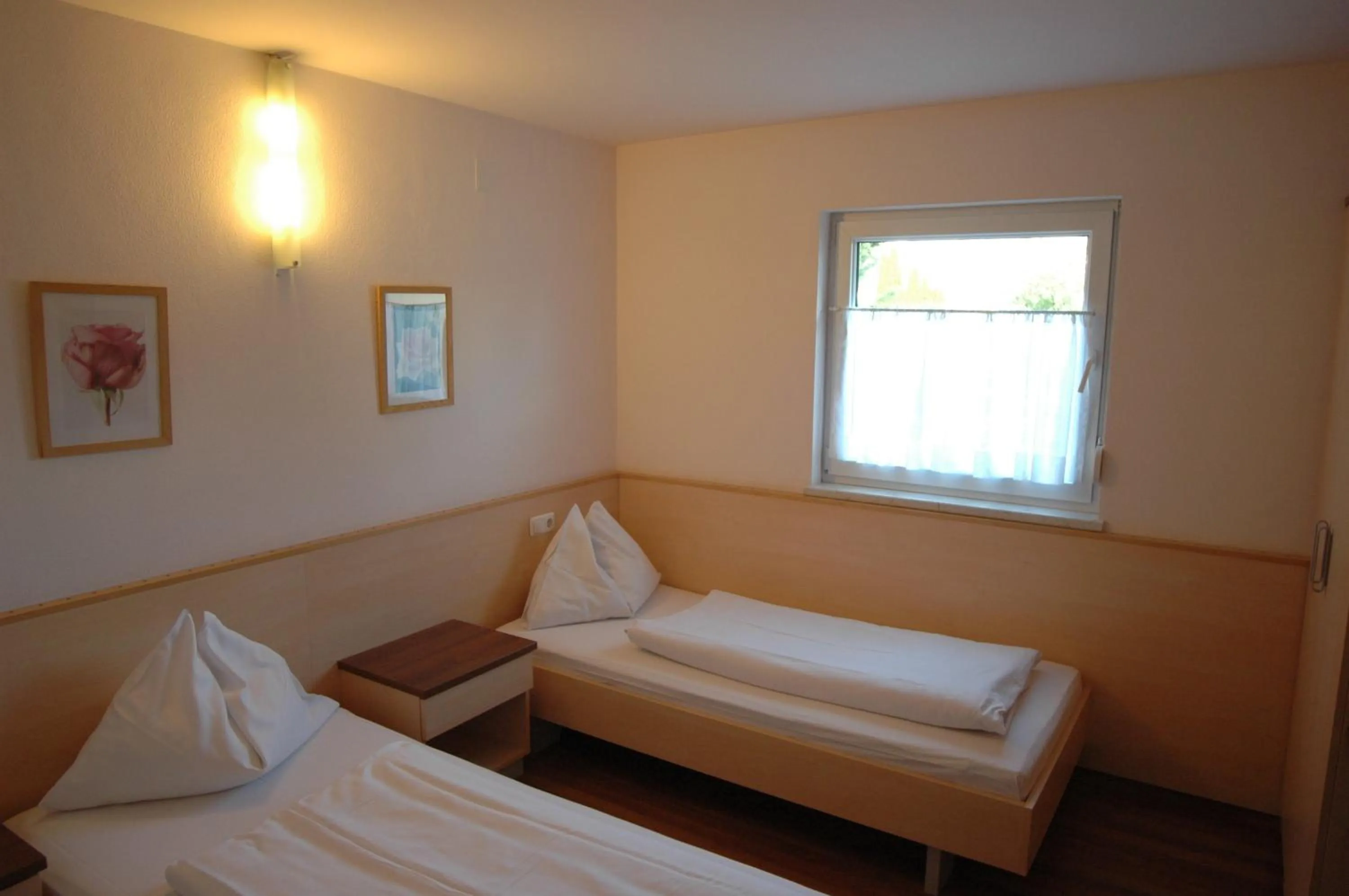 Bed in Pension Weber