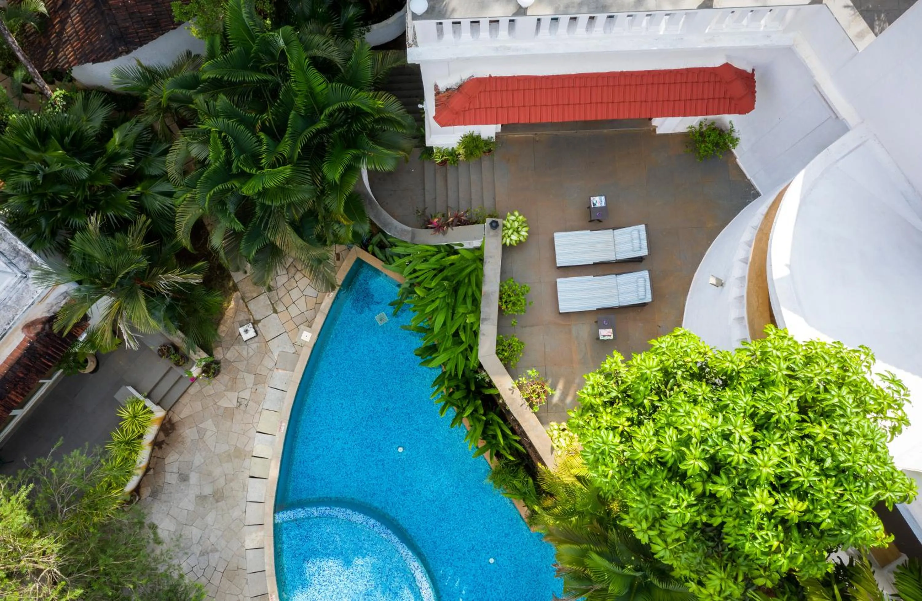 Pool view in amã Stays & Trails Villa No 1, Goa
