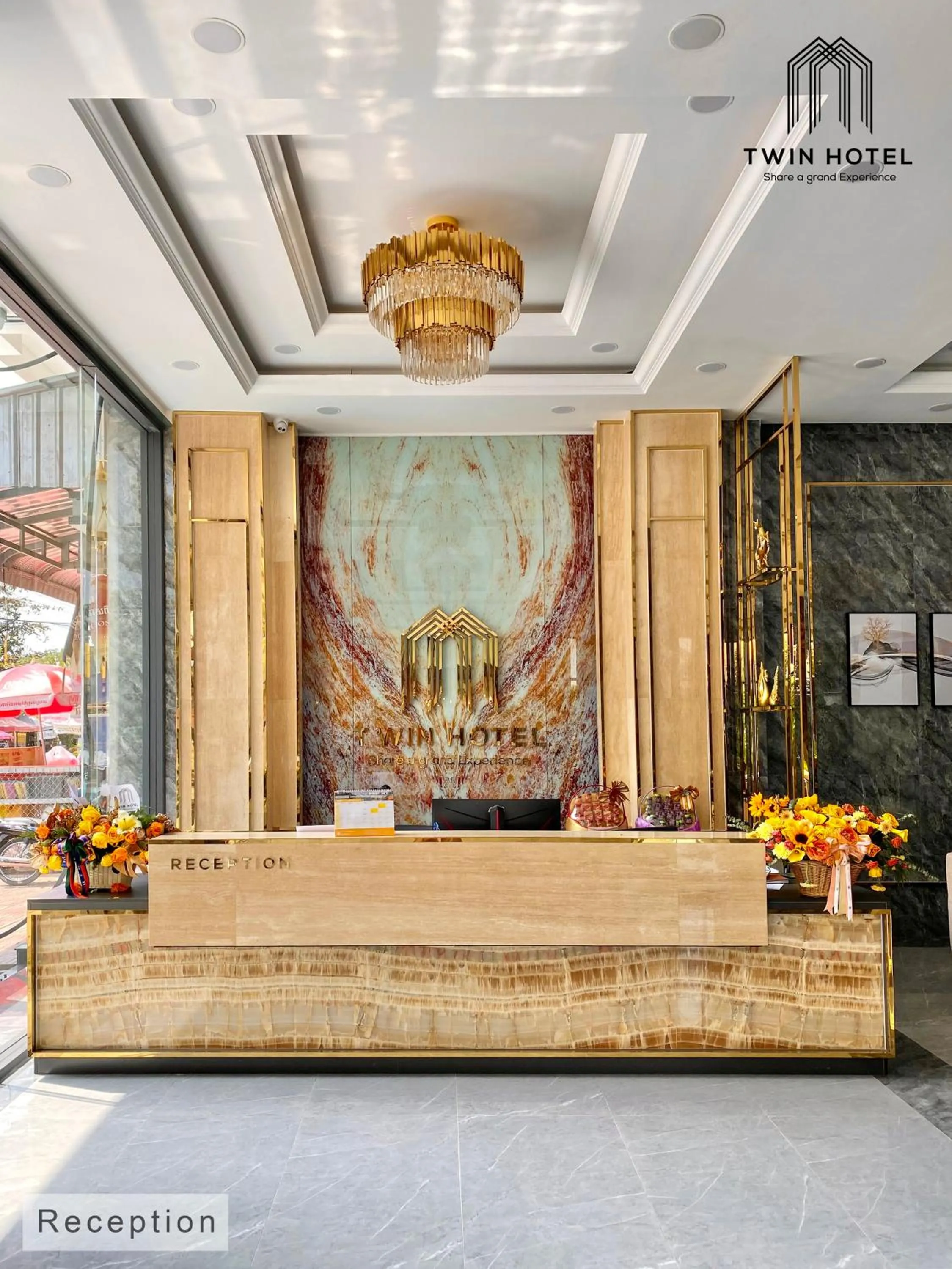 Lobby or reception in Twin Hotel Kampot