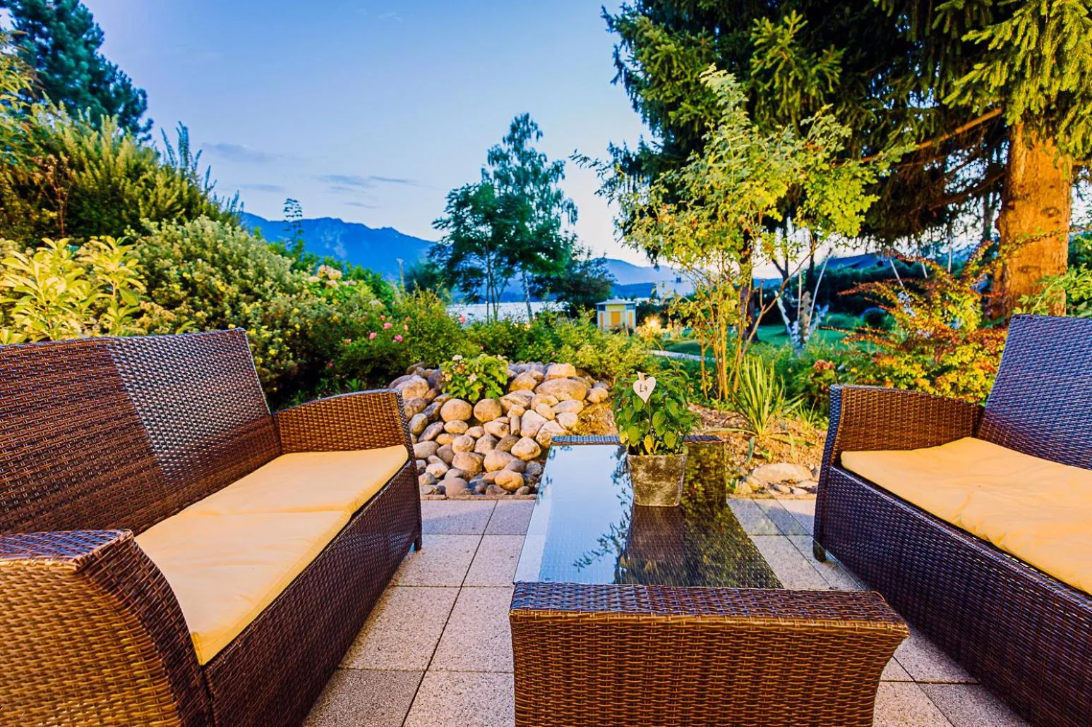 Balcony/Terrace in Das Moser - Hotel Garni am See (Adults Only)