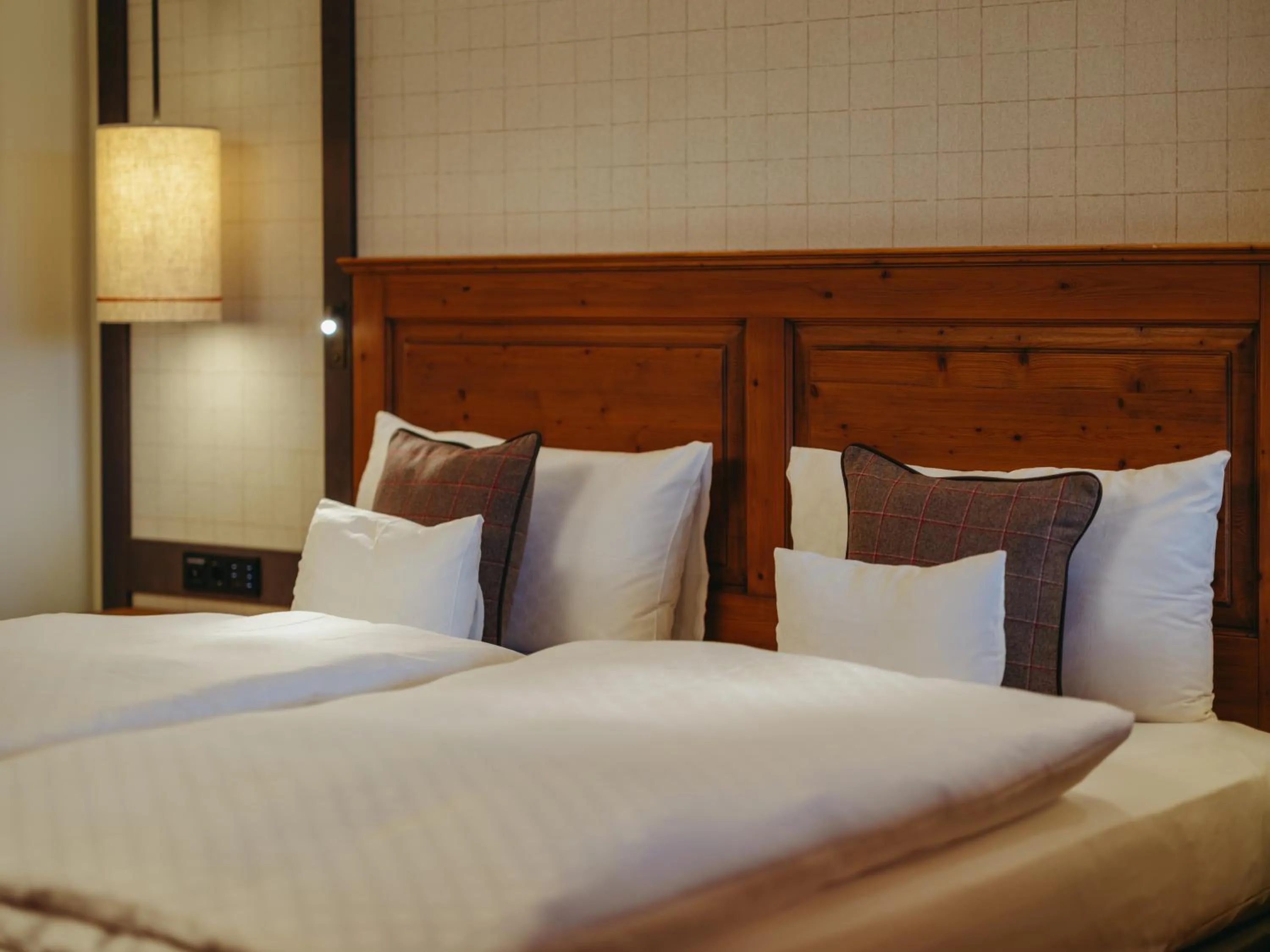 Bed in Interalpen-Hotel Tyrol