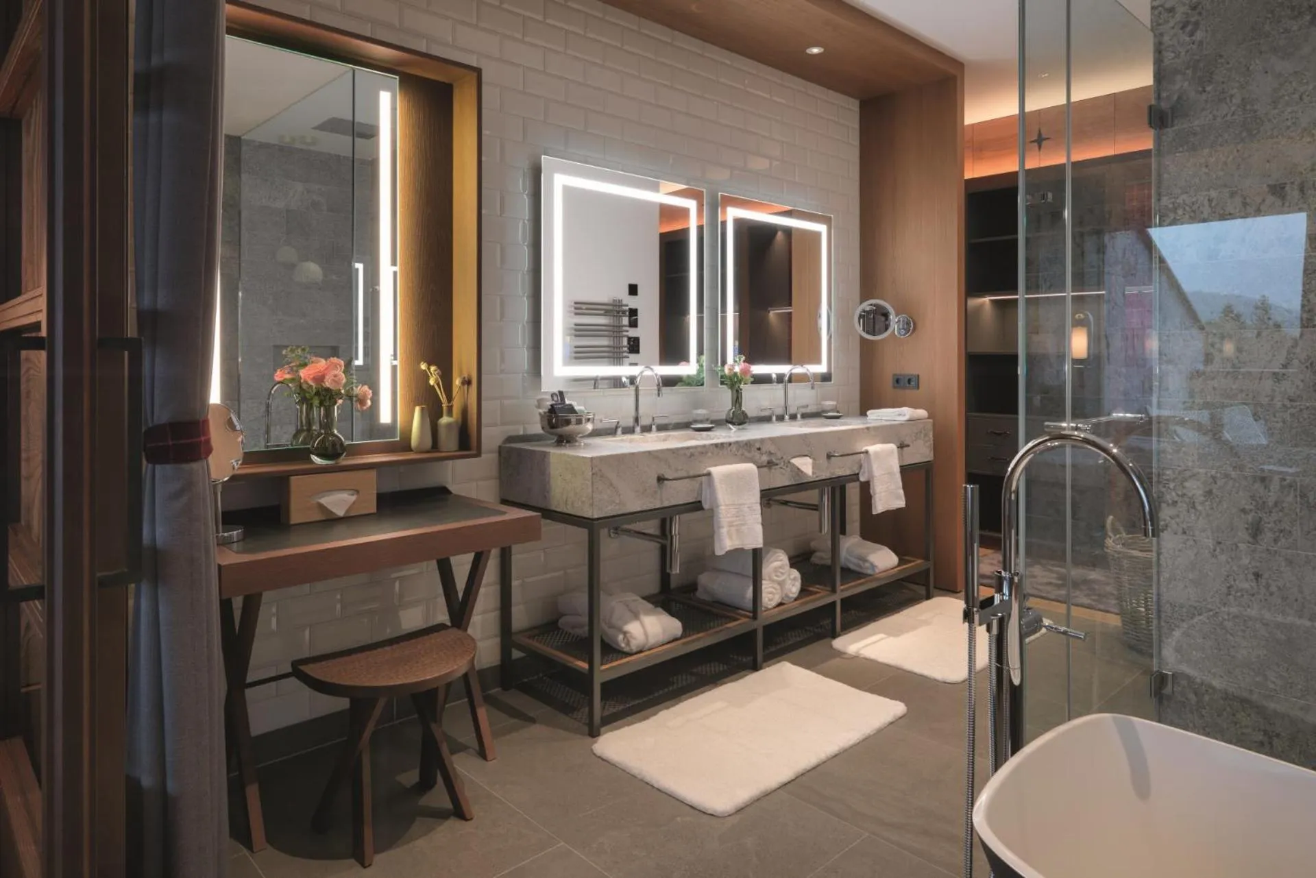 Bathroom in Interalpen-Hotel Tyrol