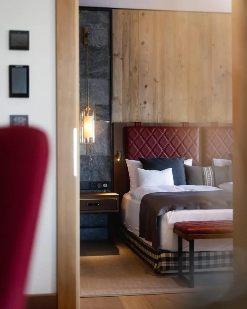 Bed in Interalpen-Hotel Tyrol