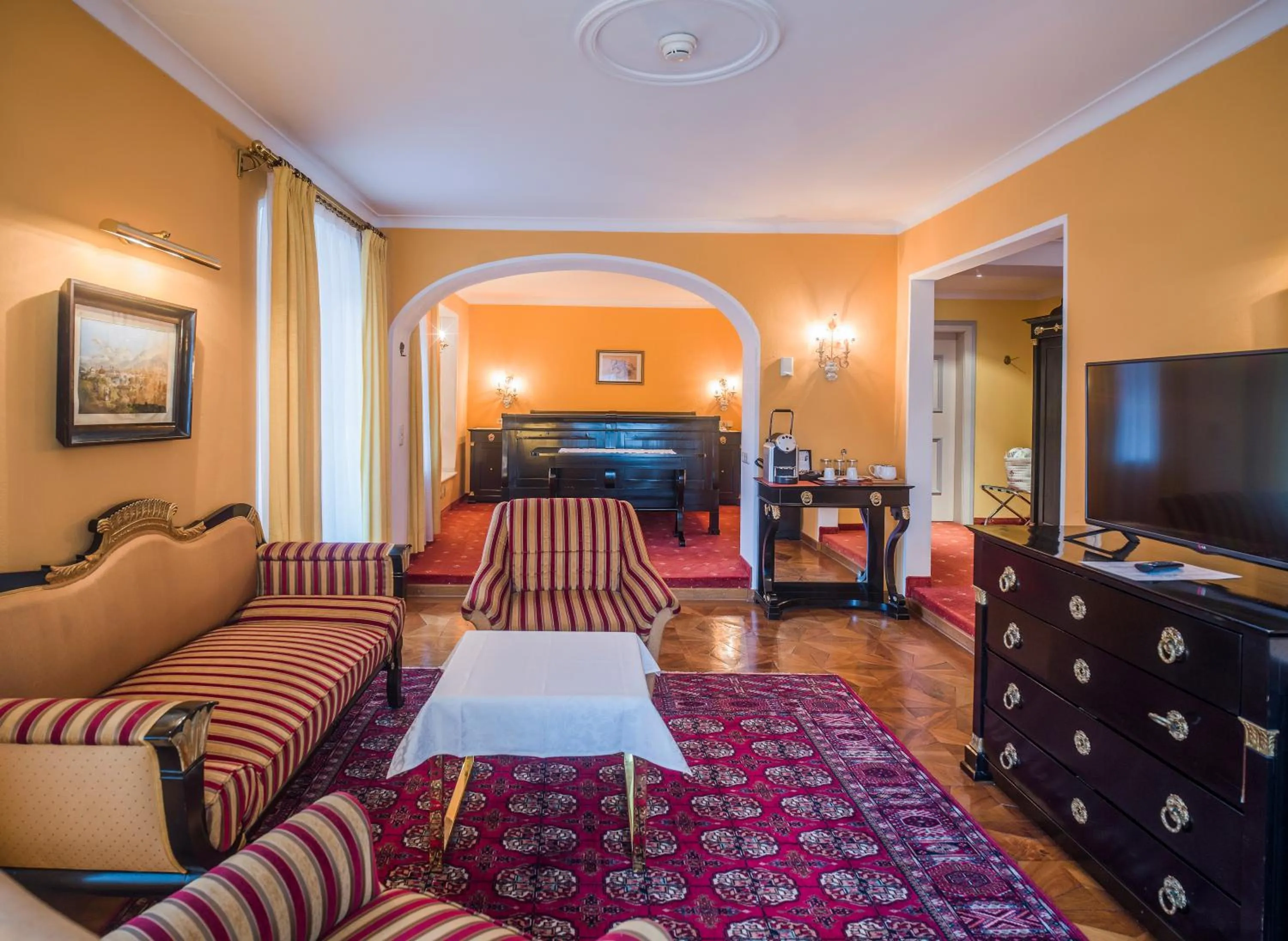 Living room in Hotel Tiefenbrunner