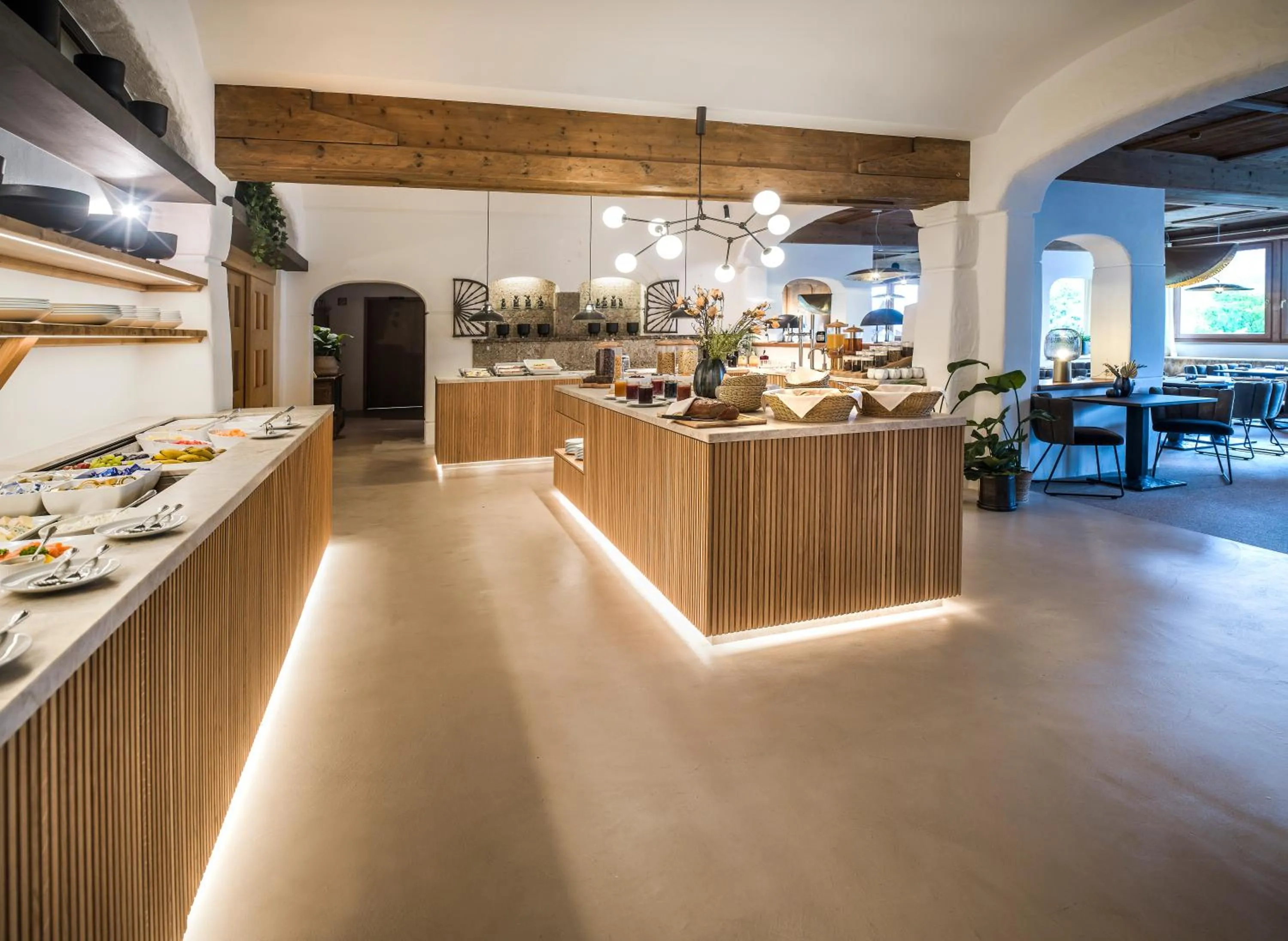 Continental breakfast in Hotel Tiefenbrunner