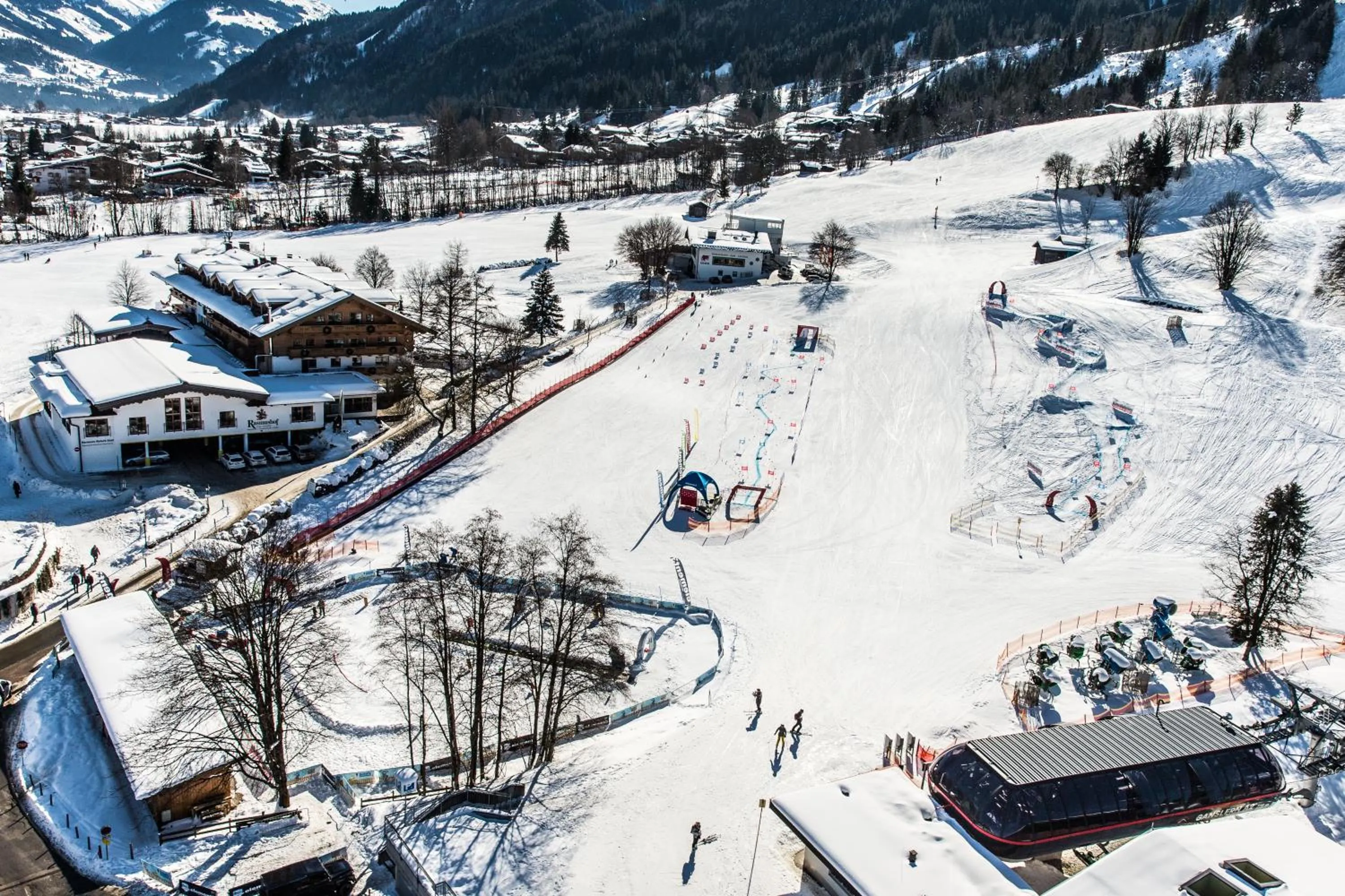 Bird's eye view in Rasmushof - Hotel Kitzbühel