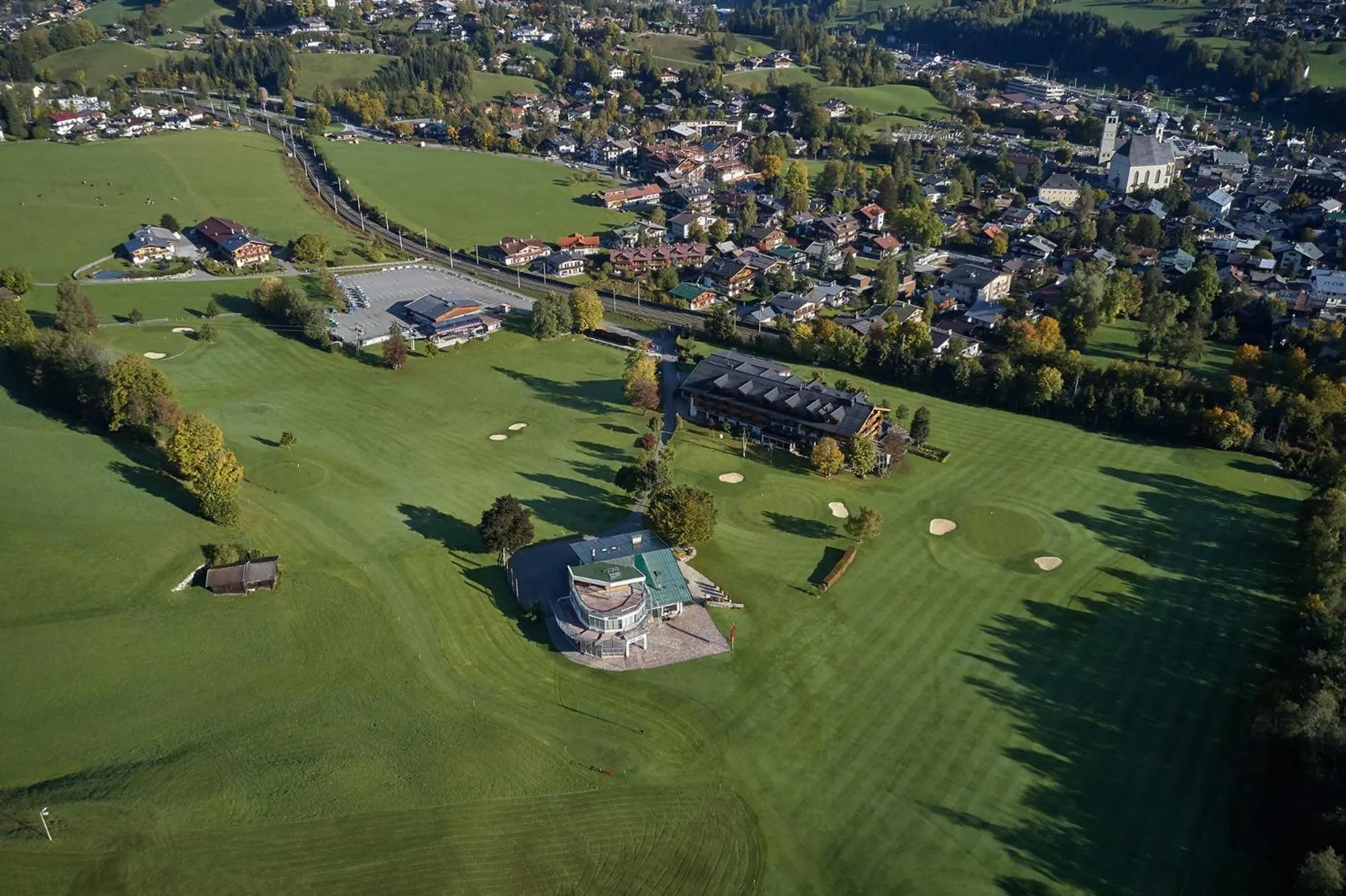 Bird's eye view in Rasmushof - Hotel Kitzbühel