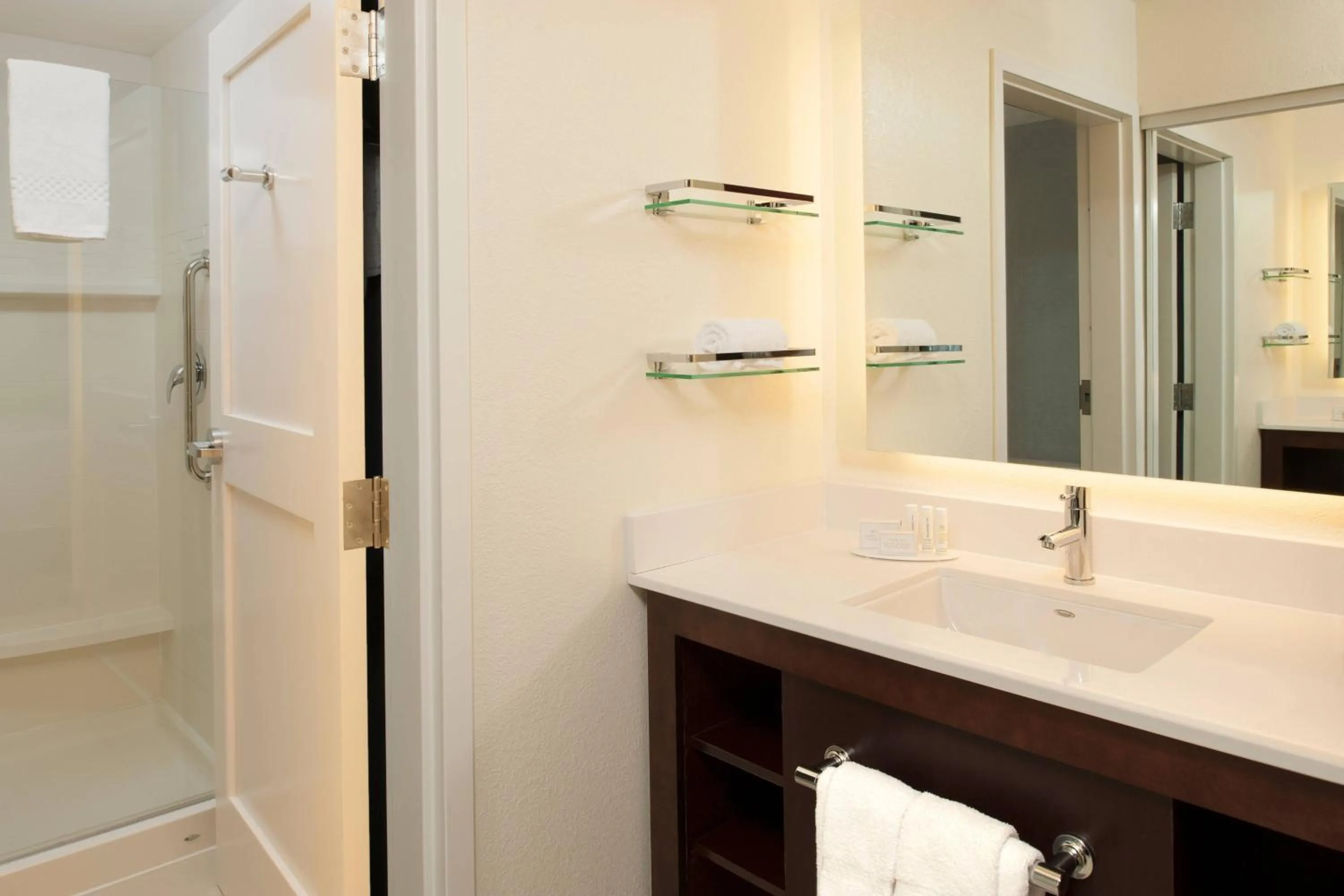 Bathroom in Residence Inn by Marriott Grand Rapids Airport