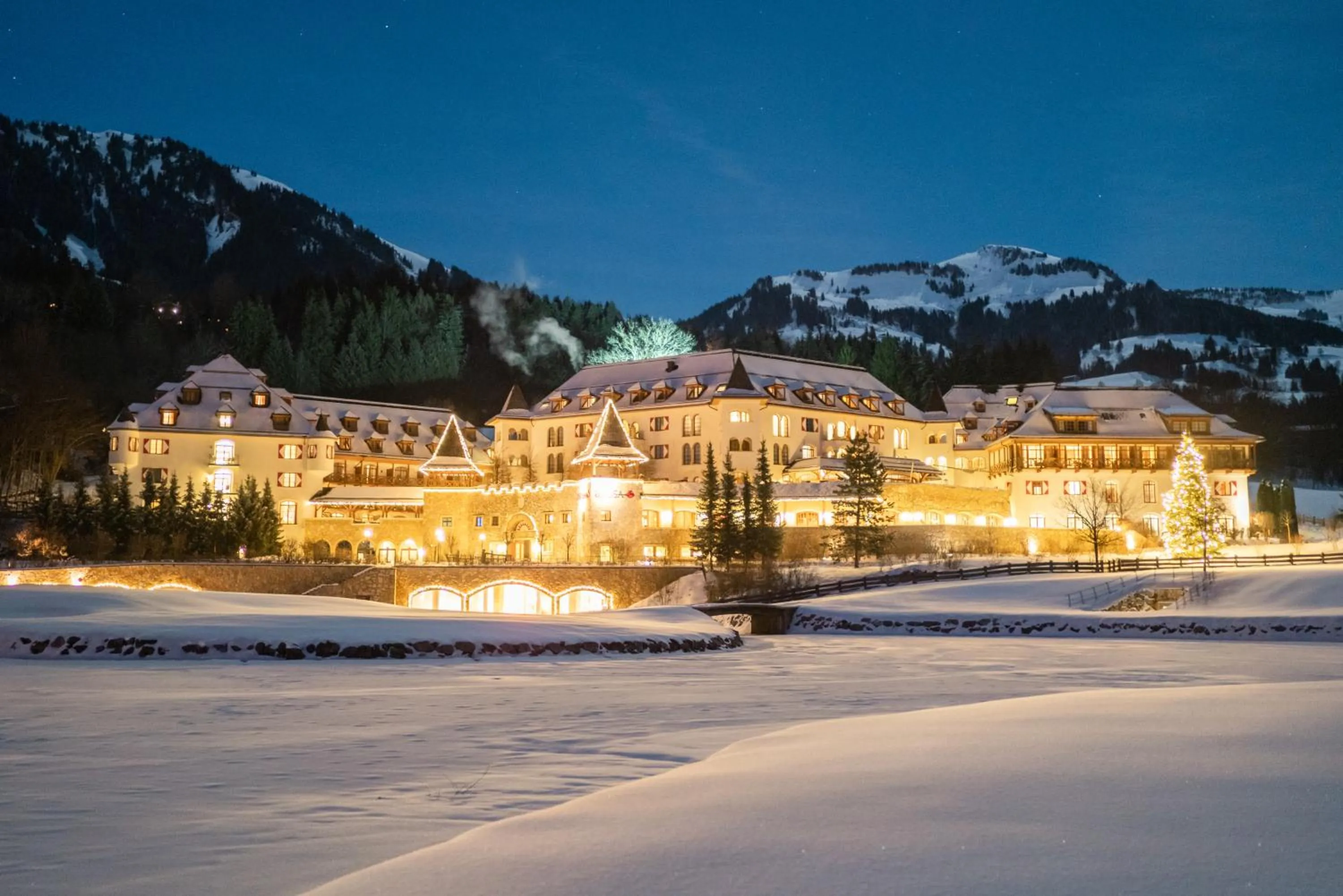 Property building in Schlosshotel Kitzbühel