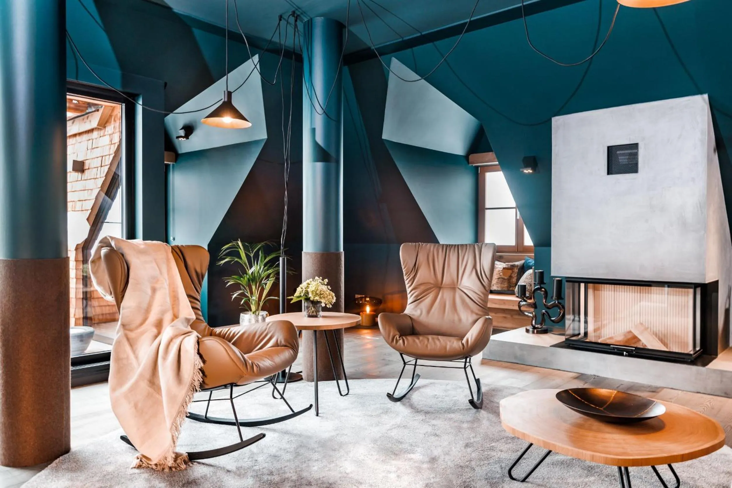 Living room in Schlosshotel Kitzbühel