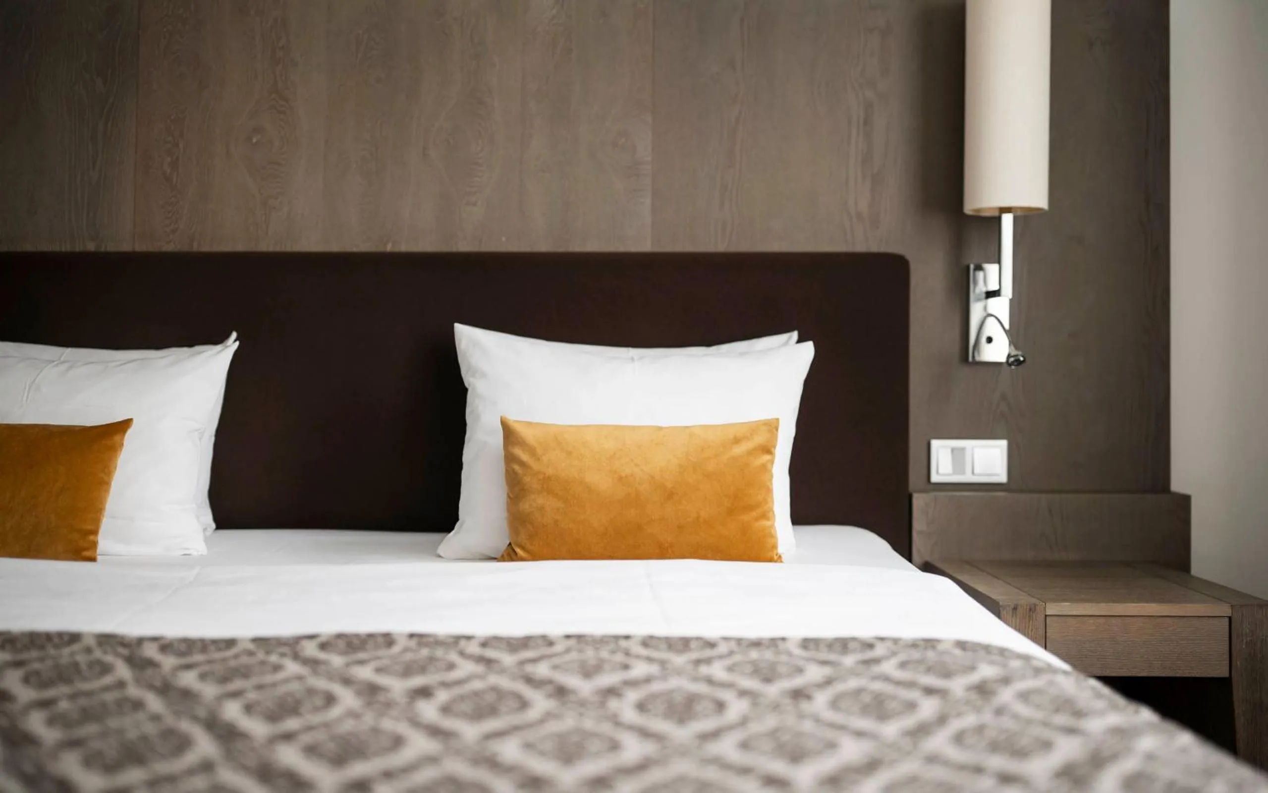 Bed in Schlosshotel Kitzbühel