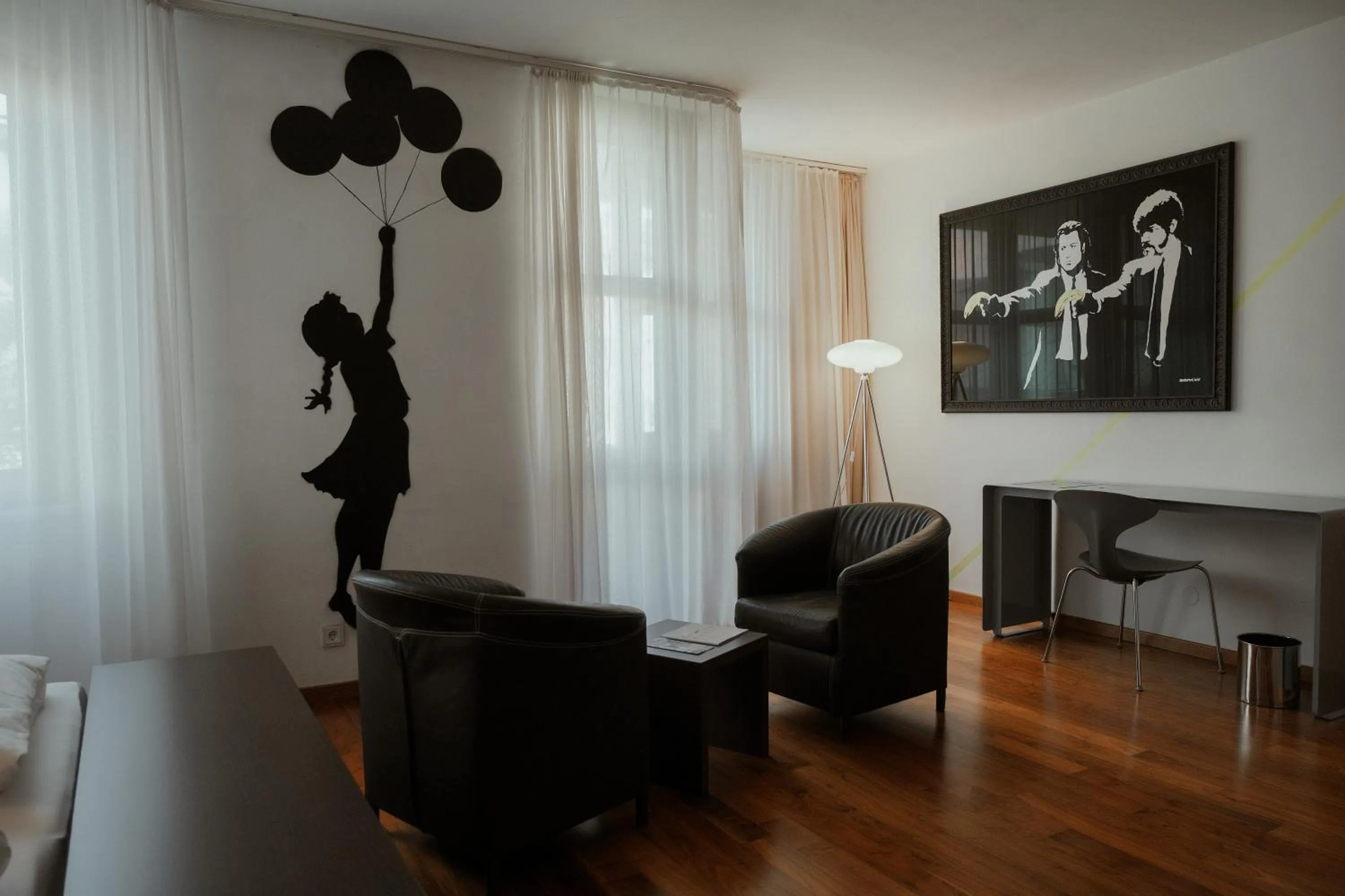 Seating area in arte Hotel Linz