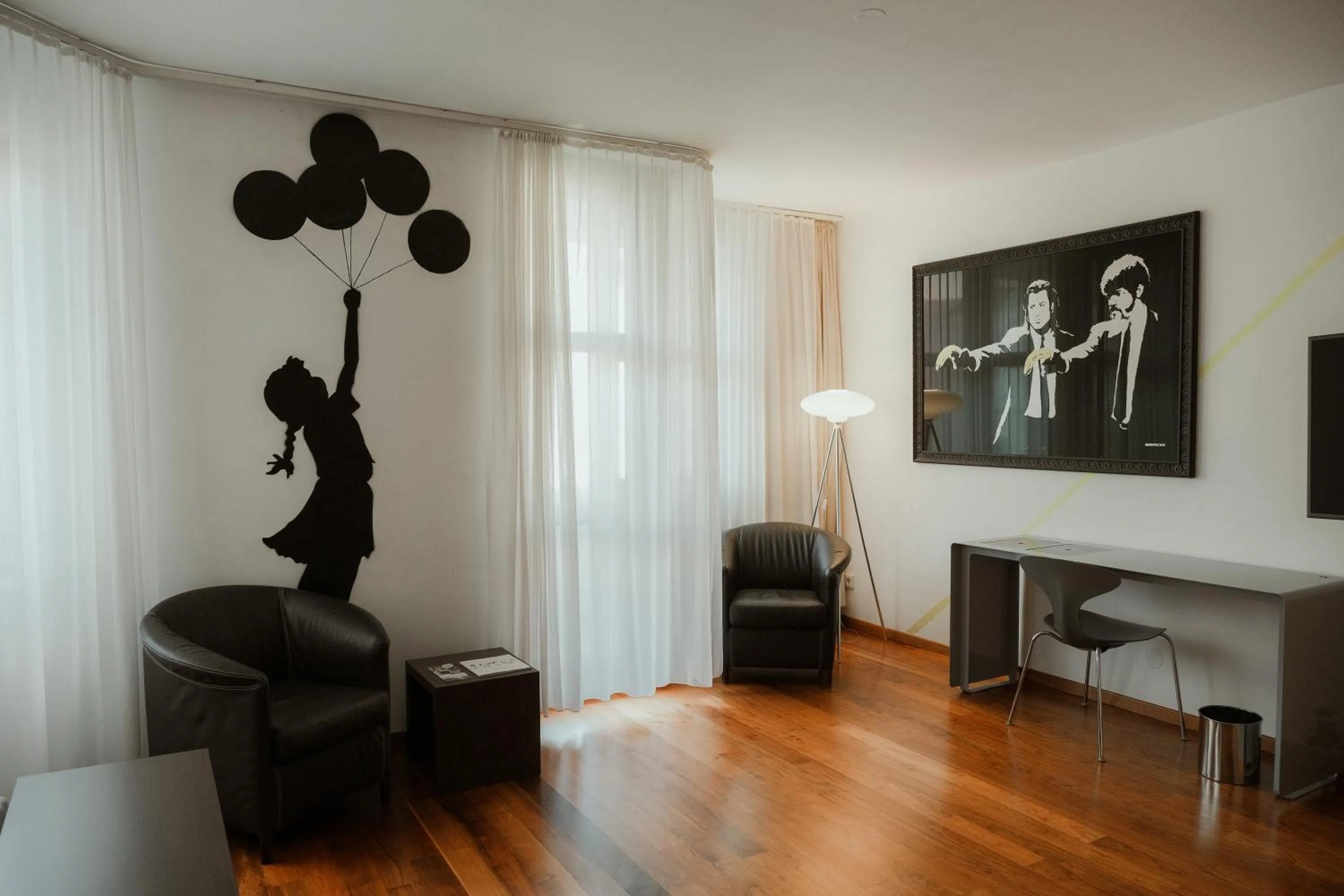 Seating area in arte Hotel Linz