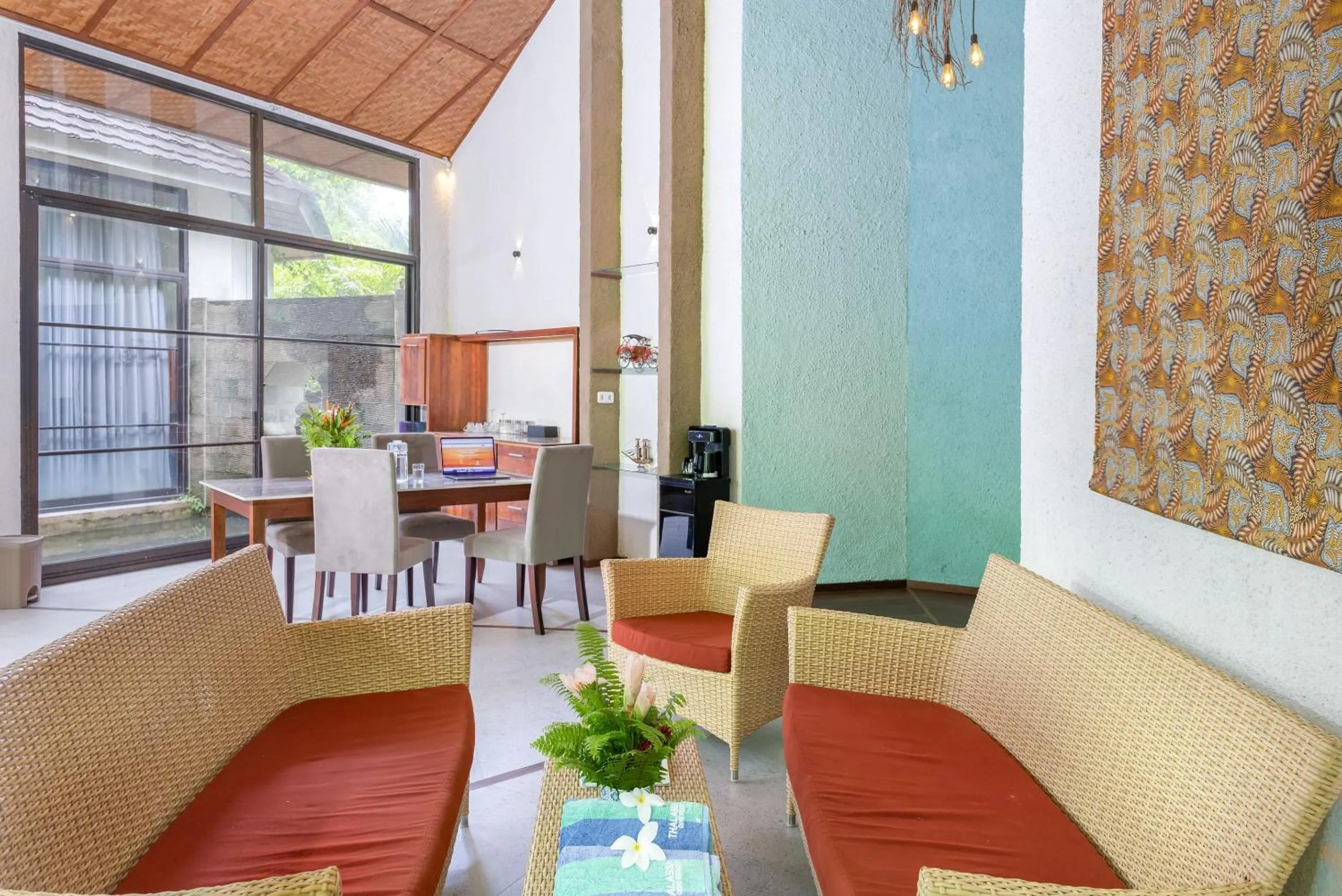 Living room in Thalassa Dive & Wellbeing Resort Manado