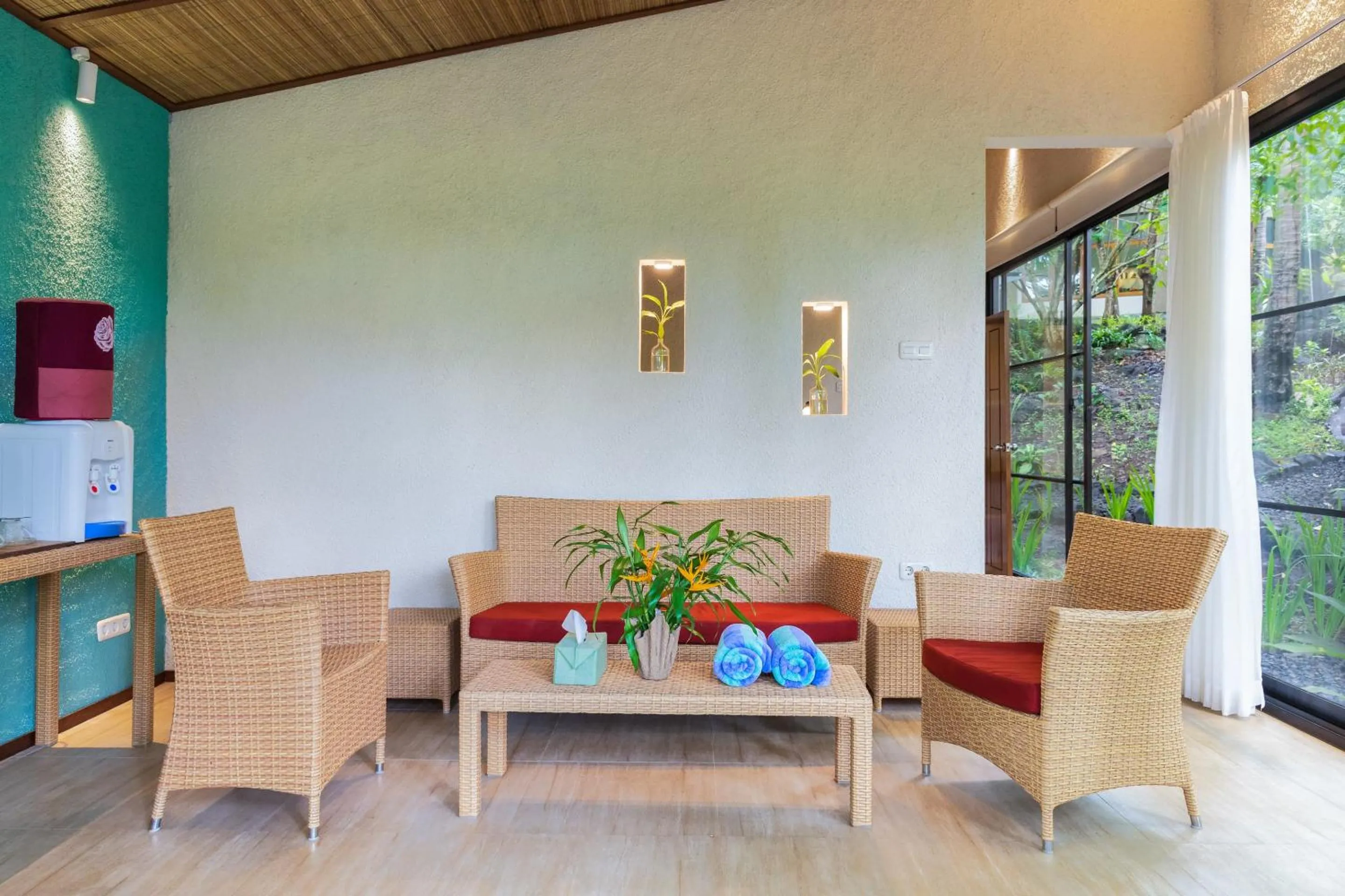 Seating area in Thalassa Dive & Wellbeing Resort Manado