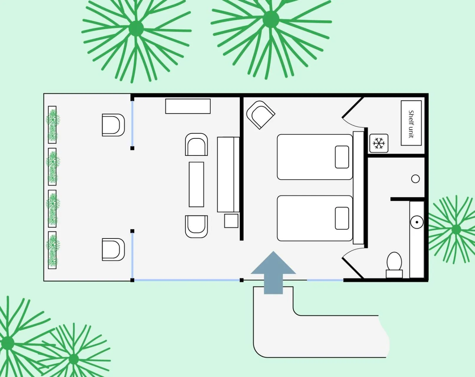 Floor plan in Thalassa Dive & Wellbeing Resort Manado