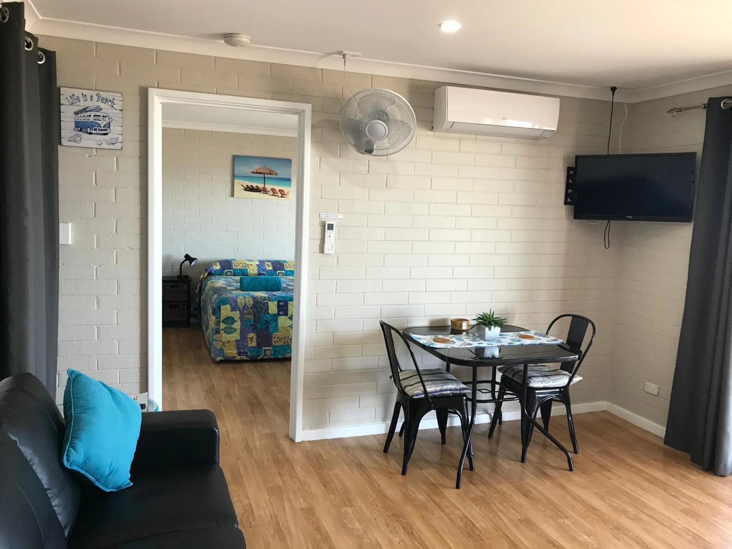 Living room in Shark Bay Seafront Apartments