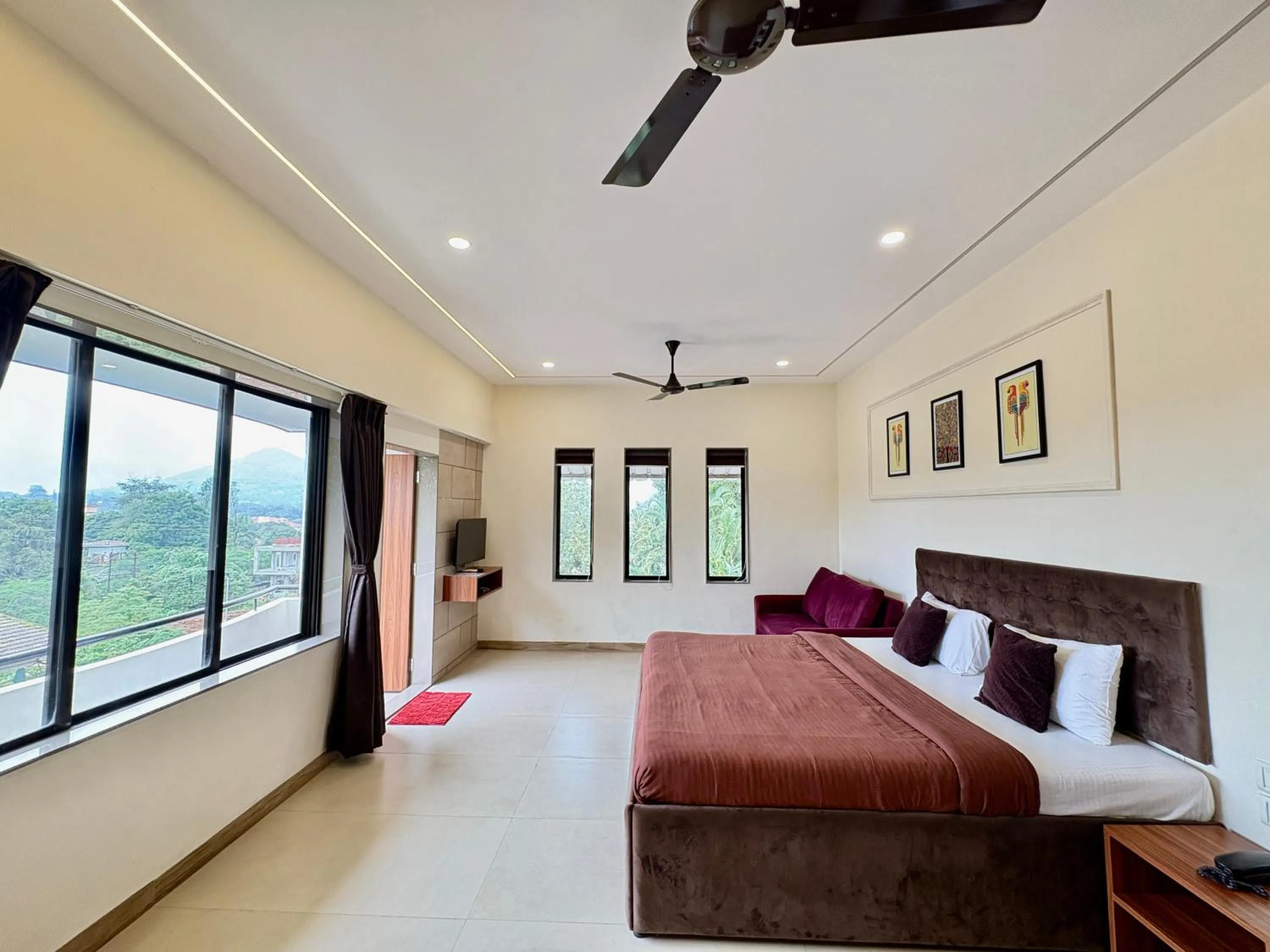 Bed in Girivihar Holiday Club - Pure Veg