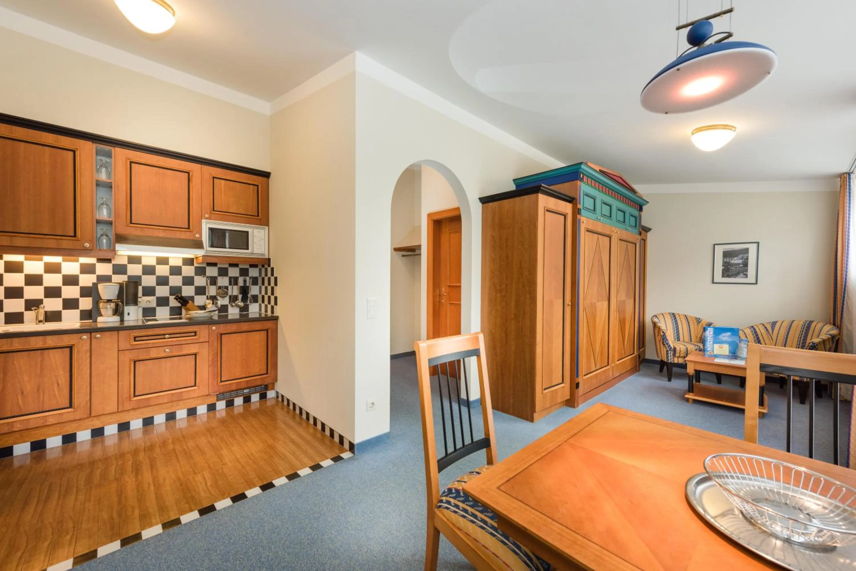 Kitchen or kitchenette in MONDI Hotel Bellevue Gastein