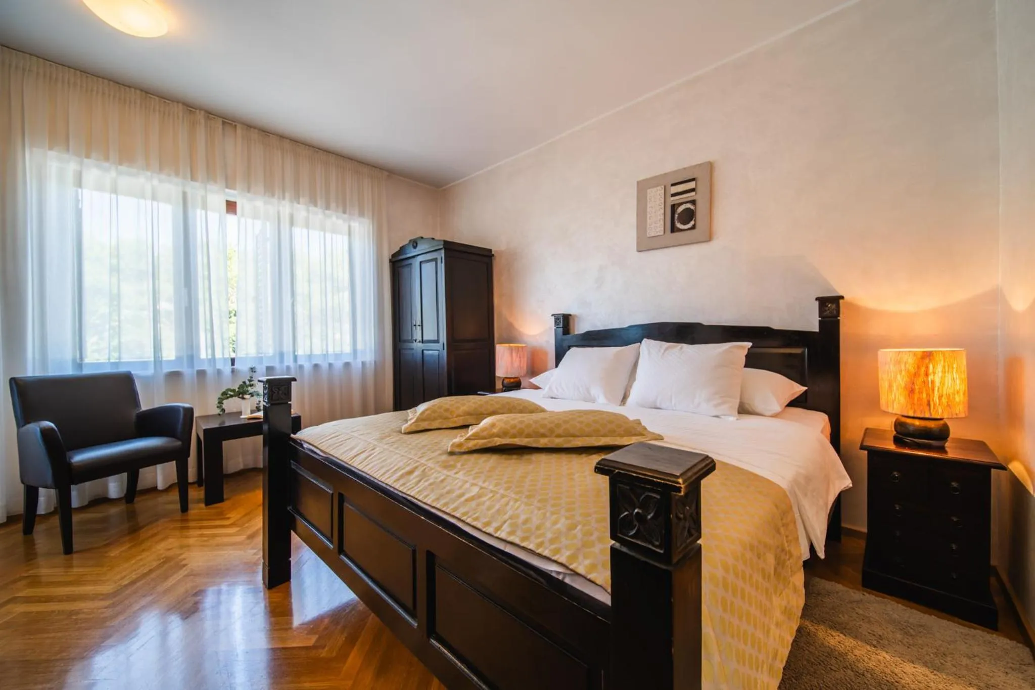 Bedroom, Bed in Villa Franica