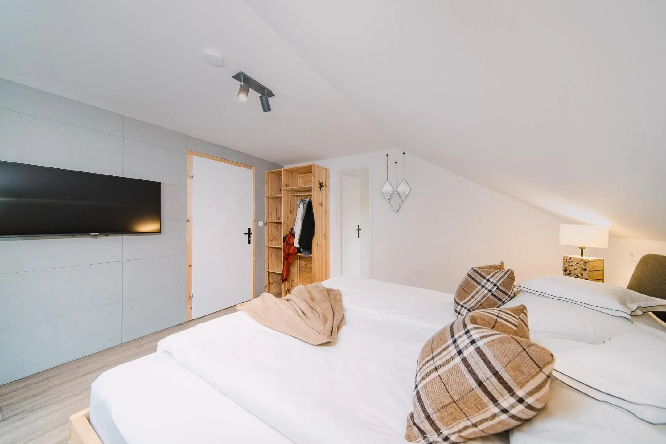 Bed in Black Forest Dream Apartments