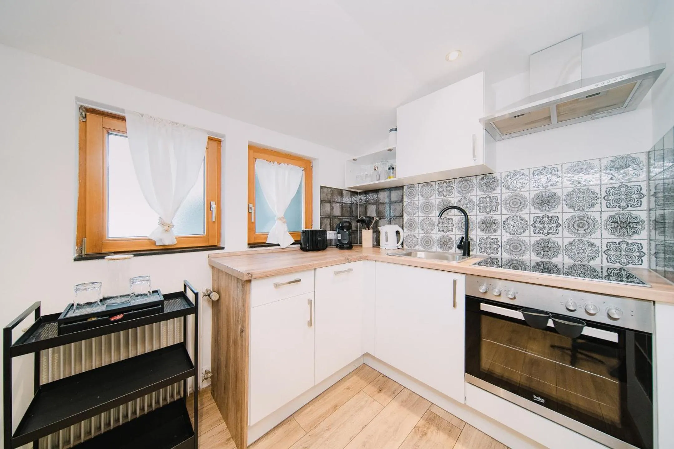 Kitchen or kitchenette in Black Forest Dream Apartments