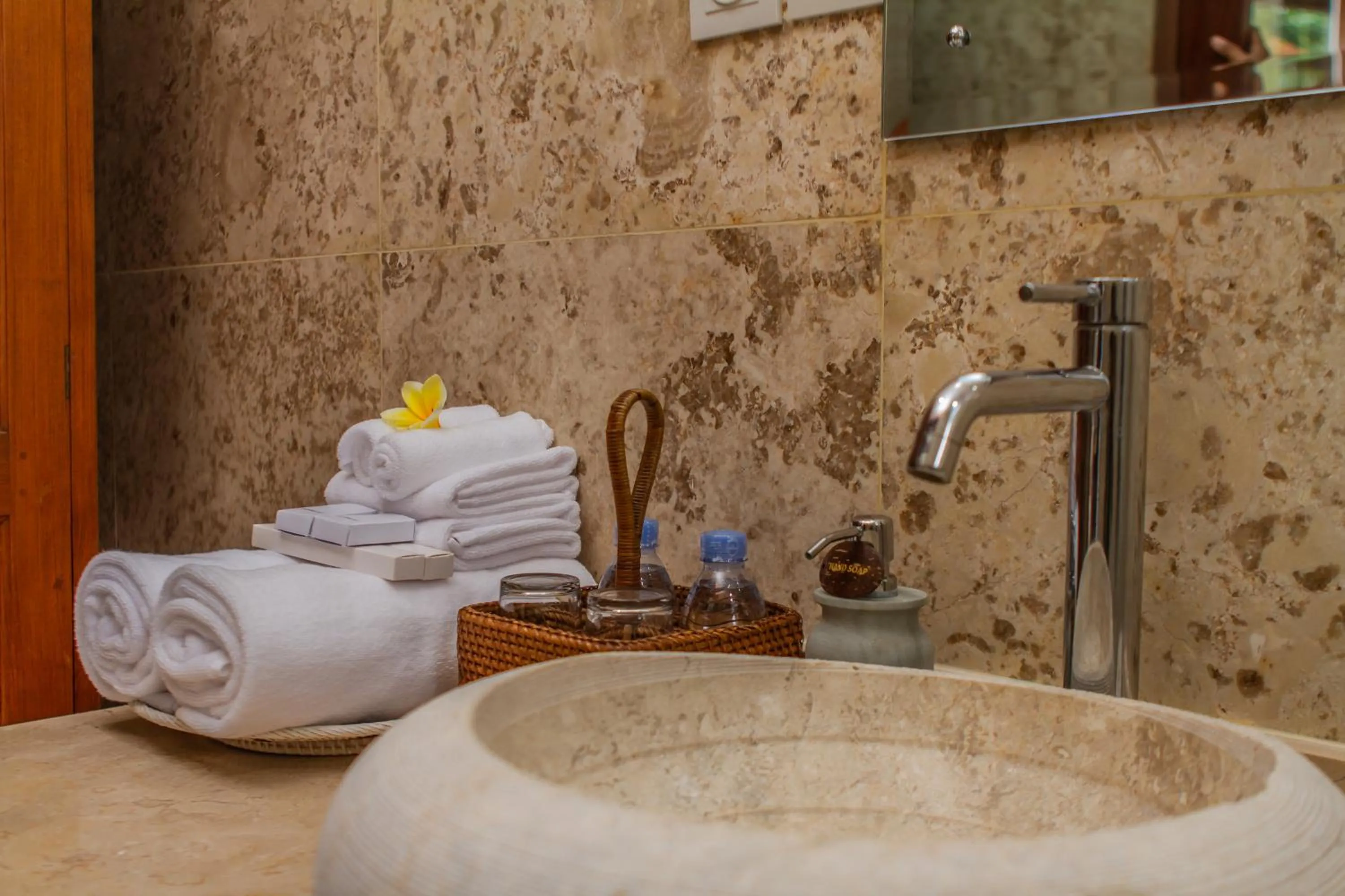 Bathroom in Graha Petulu Ubud by GenuineHost