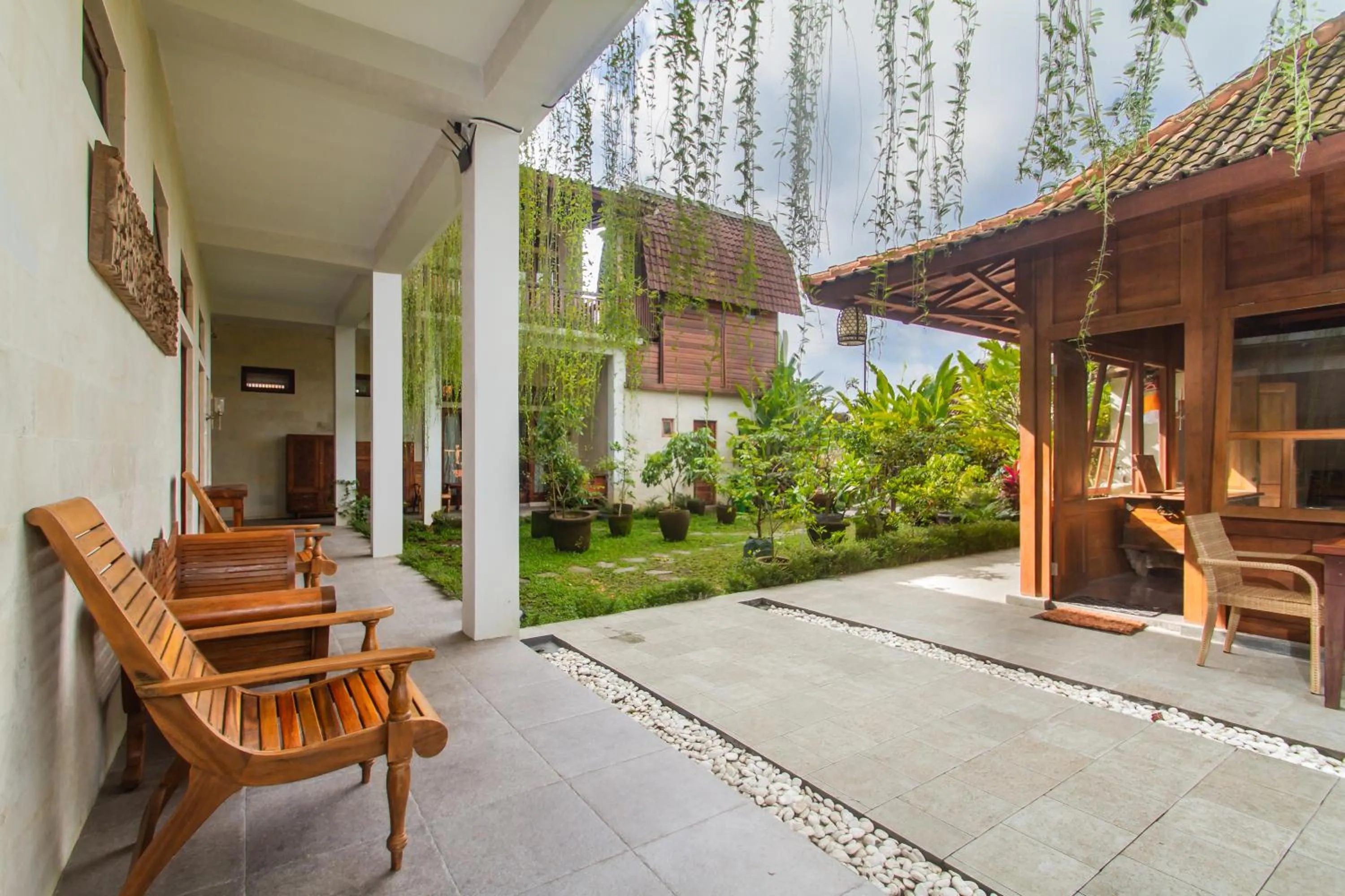 Balcony/Terrace in Graha Petulu Ubud by GenuineHost