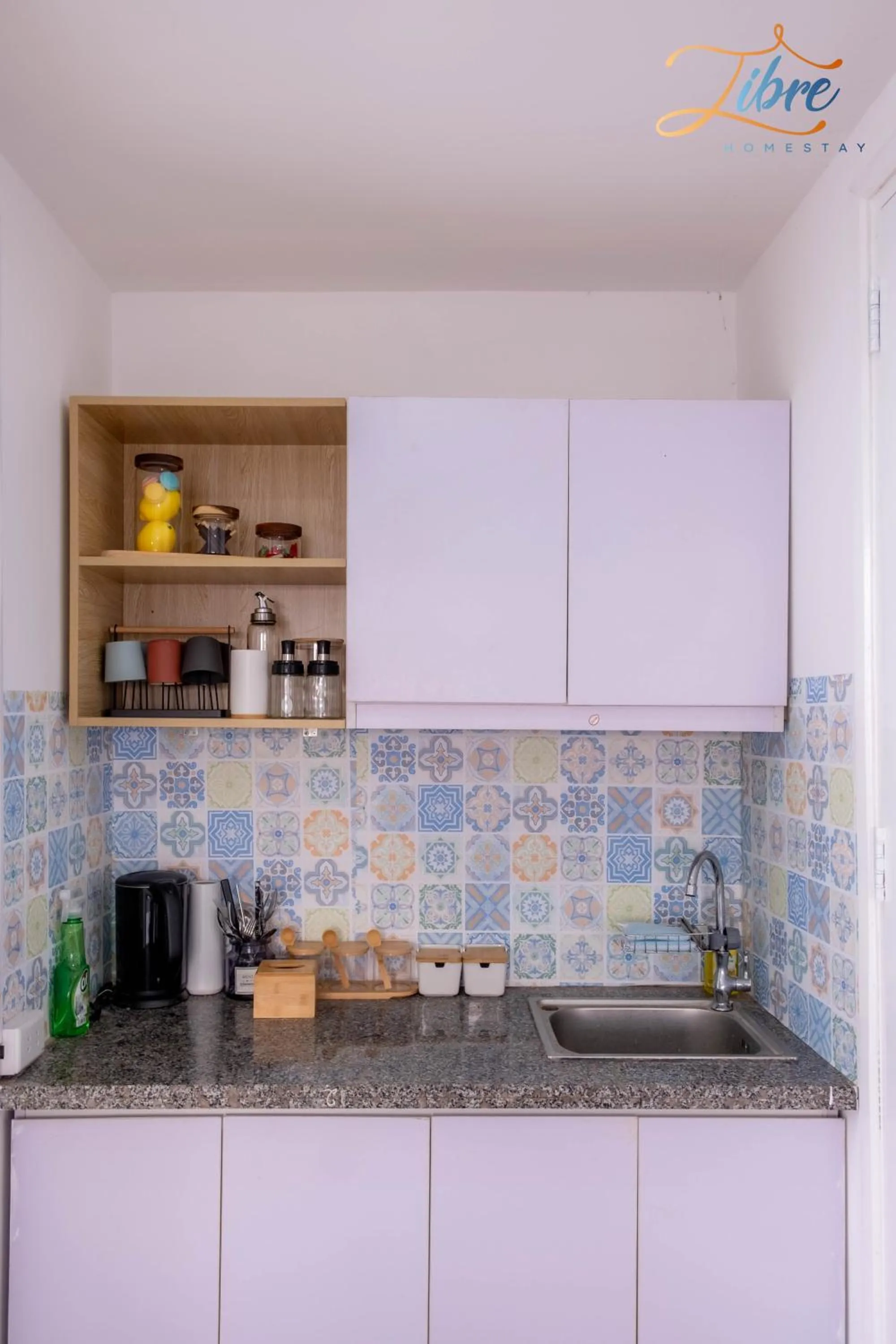 Kitchen or kitchenette in Libré Homestay