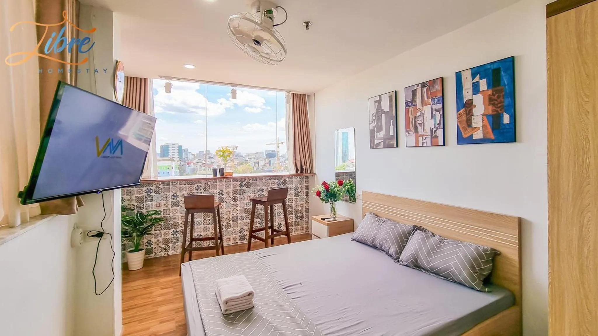 Photo of the whole room, Bed in Libré Homestay