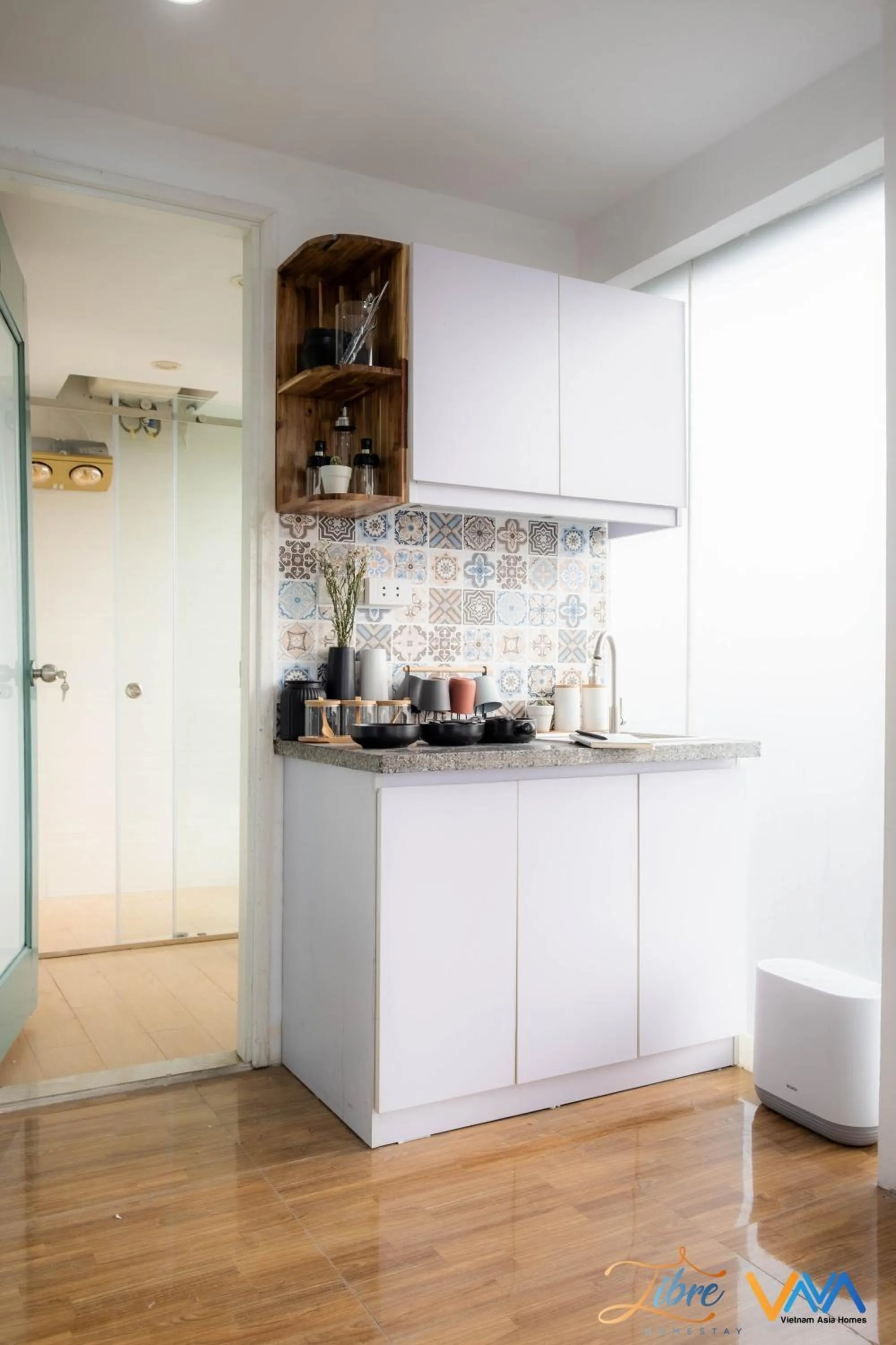 Kitchen or kitchenette in Libré Homestay