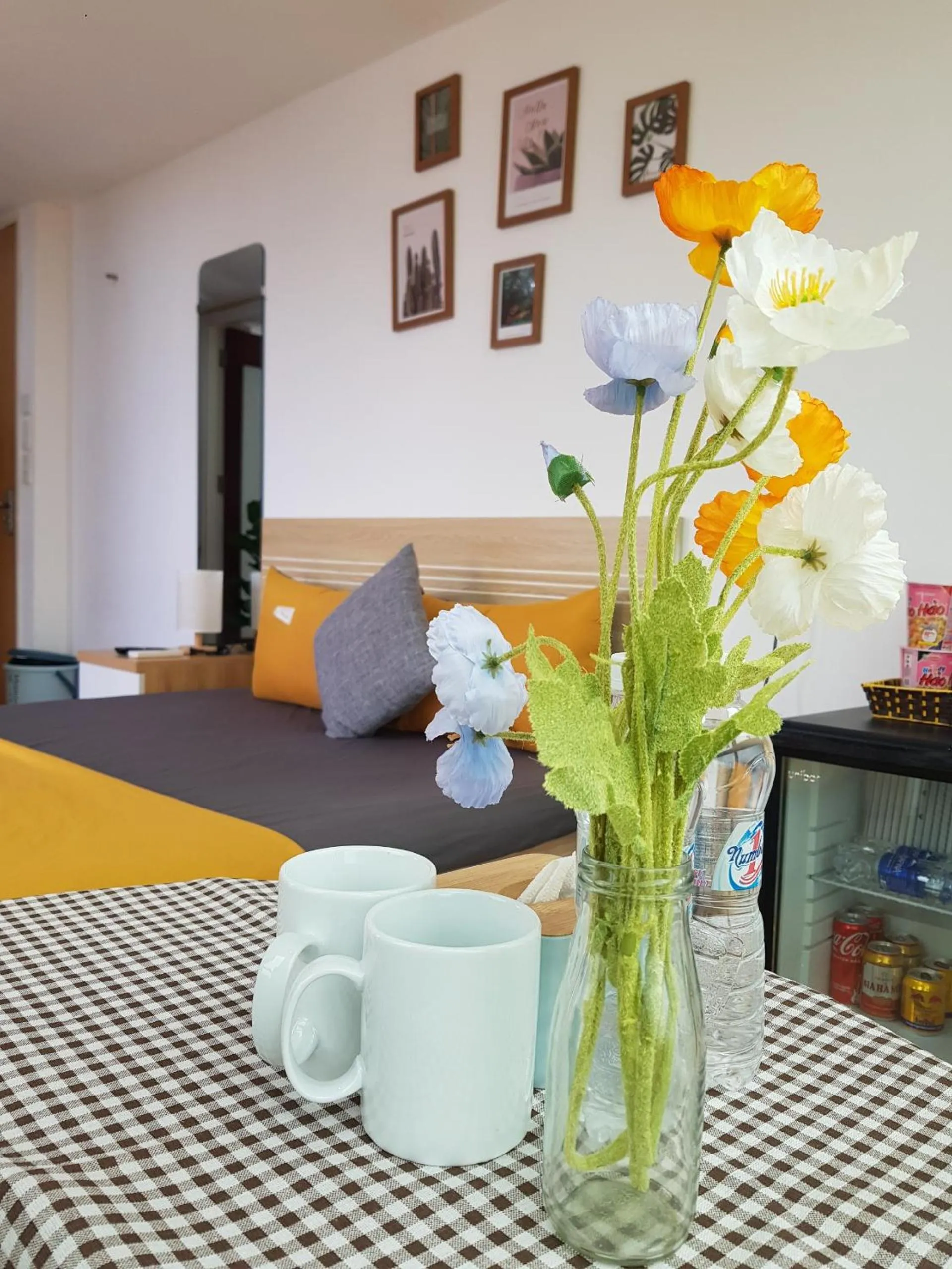 Seating area, Bed in Libré Homestay