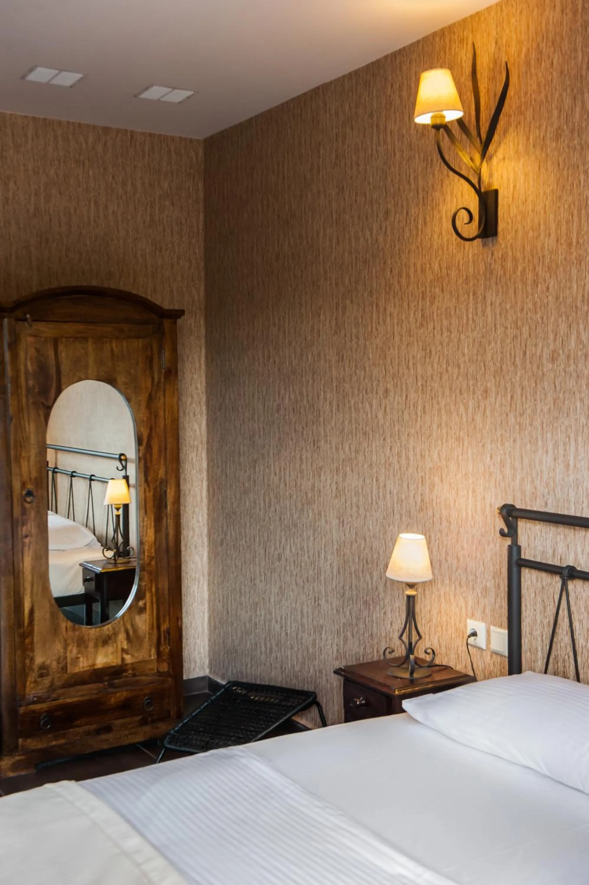 Bed in Polys Guest House