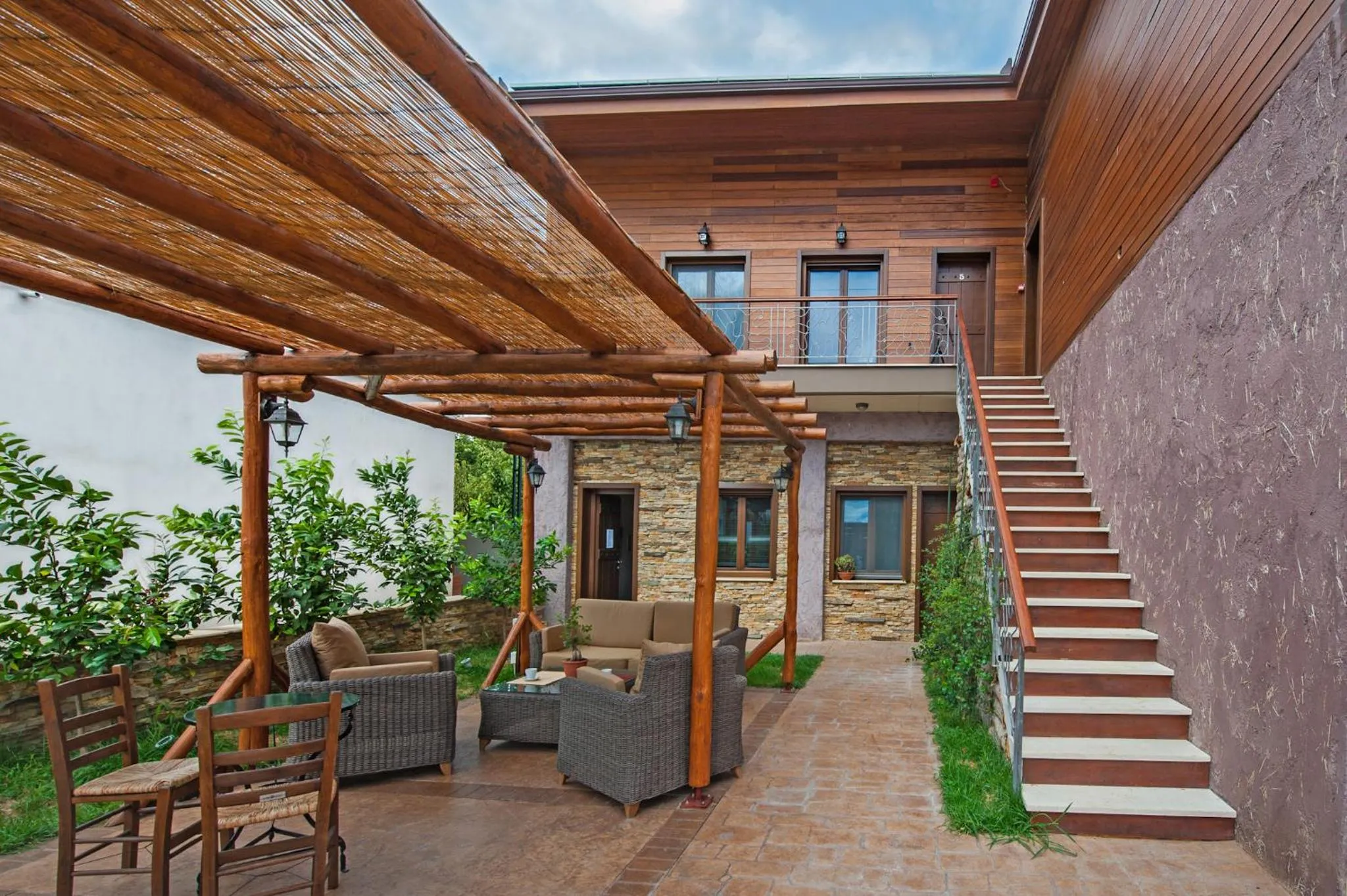 Garden in Polys Guest House